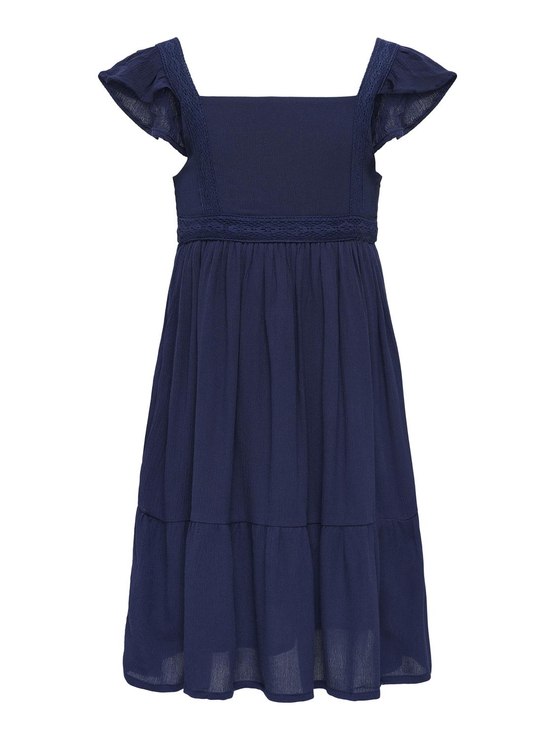 KIDS ONLY Sommerkleid »KOGEVA S/L BACK CUT OUT DRESS WVN« von KIDS ONLY