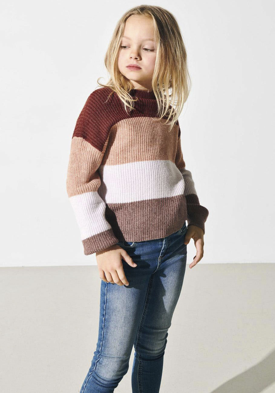 KIDS ONLY Strickpullover »KOGSANDY L/S STRIPE PULLOVER« von KIDS ONLY