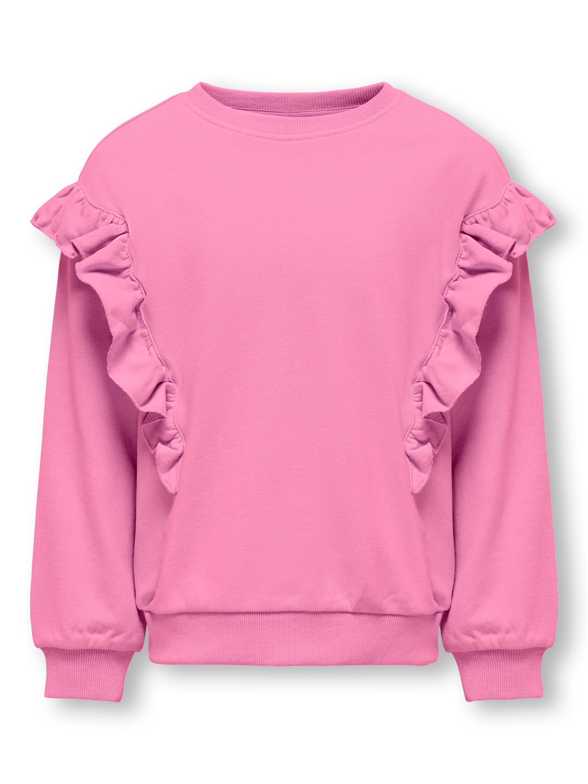 KIDS ONLY Sweatshirt »KOGNEWOFELIA LS FRILL O-NECK UB LIFE SWT« von KIDS ONLY