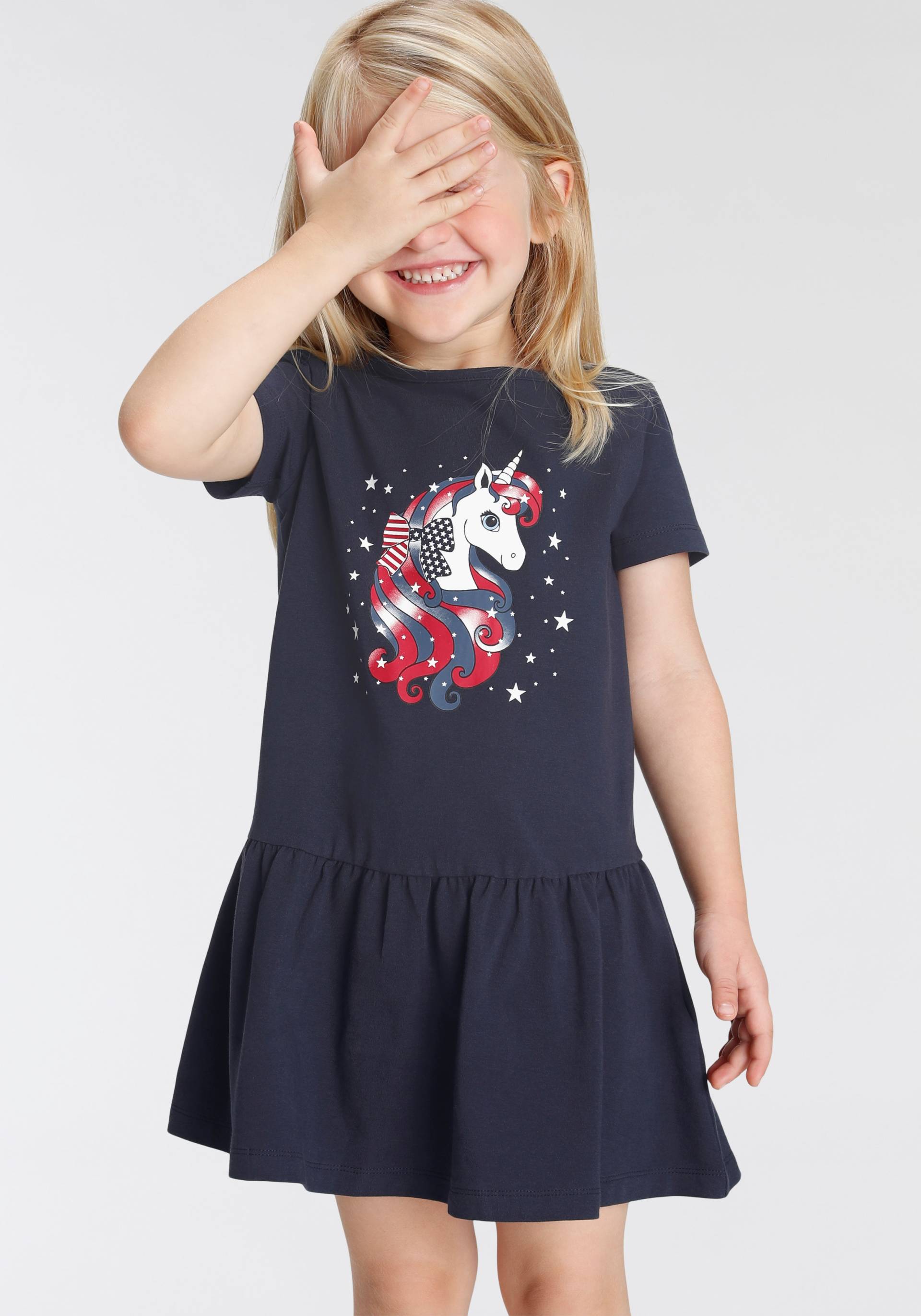 KIDSWORLD Jerseykleid »Einhorn« von KIDSWORLD