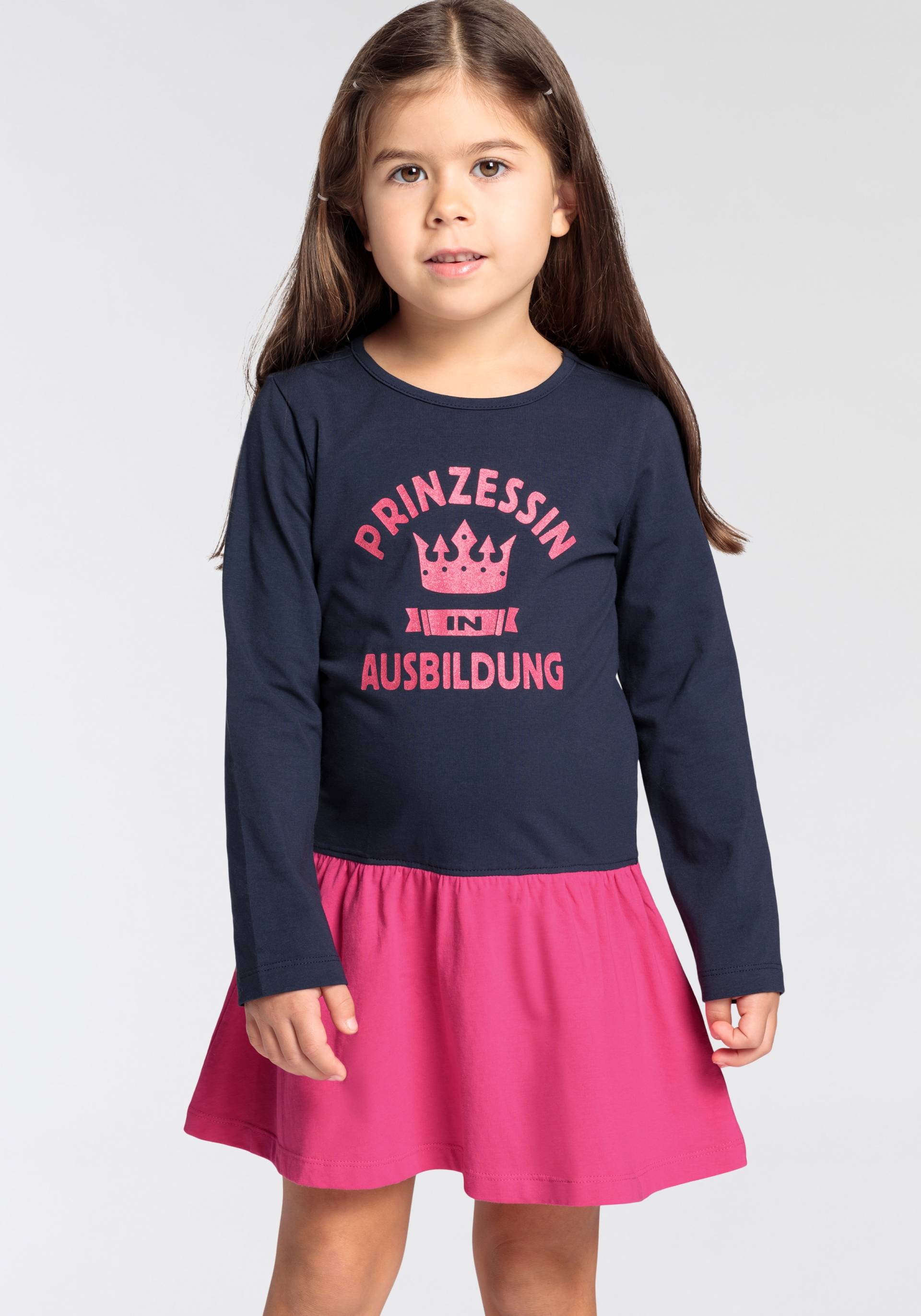 KIDSWORLD Jerseykleid »PRINZESSIN IN AUSBILDUNG«, Sprüchedruck für kleine Mädchen von KIDSWORLD