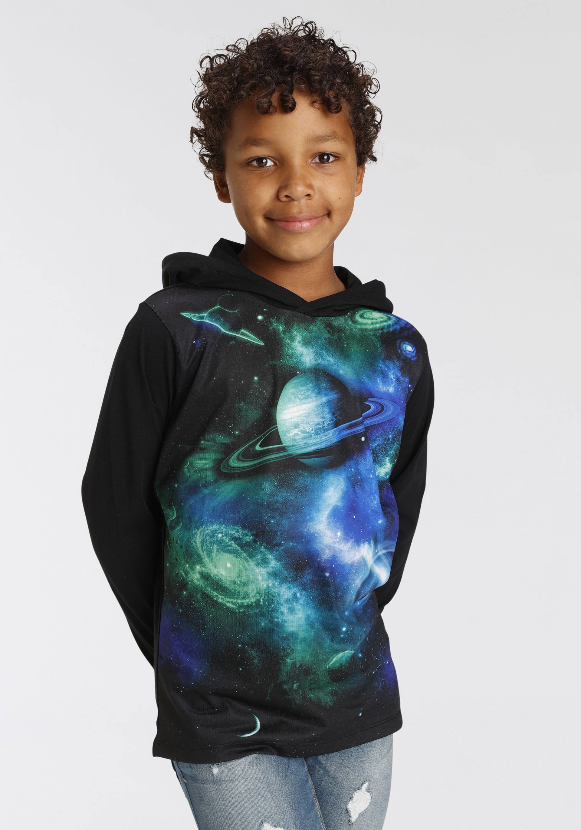 KIDSWORLD Kapuzenshirt »UNIVERSUM«, Fotodruck von KIDSWORLD