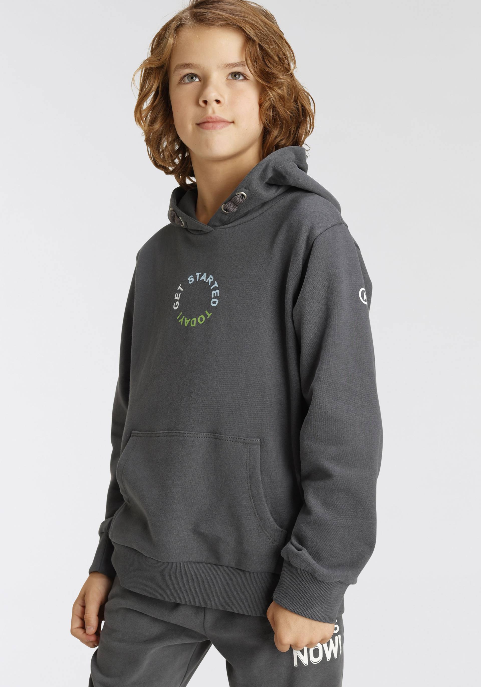 KIDSWORLD Kapuzensweatshirt »GET STARTED TODAY!« von KIDSWORLD