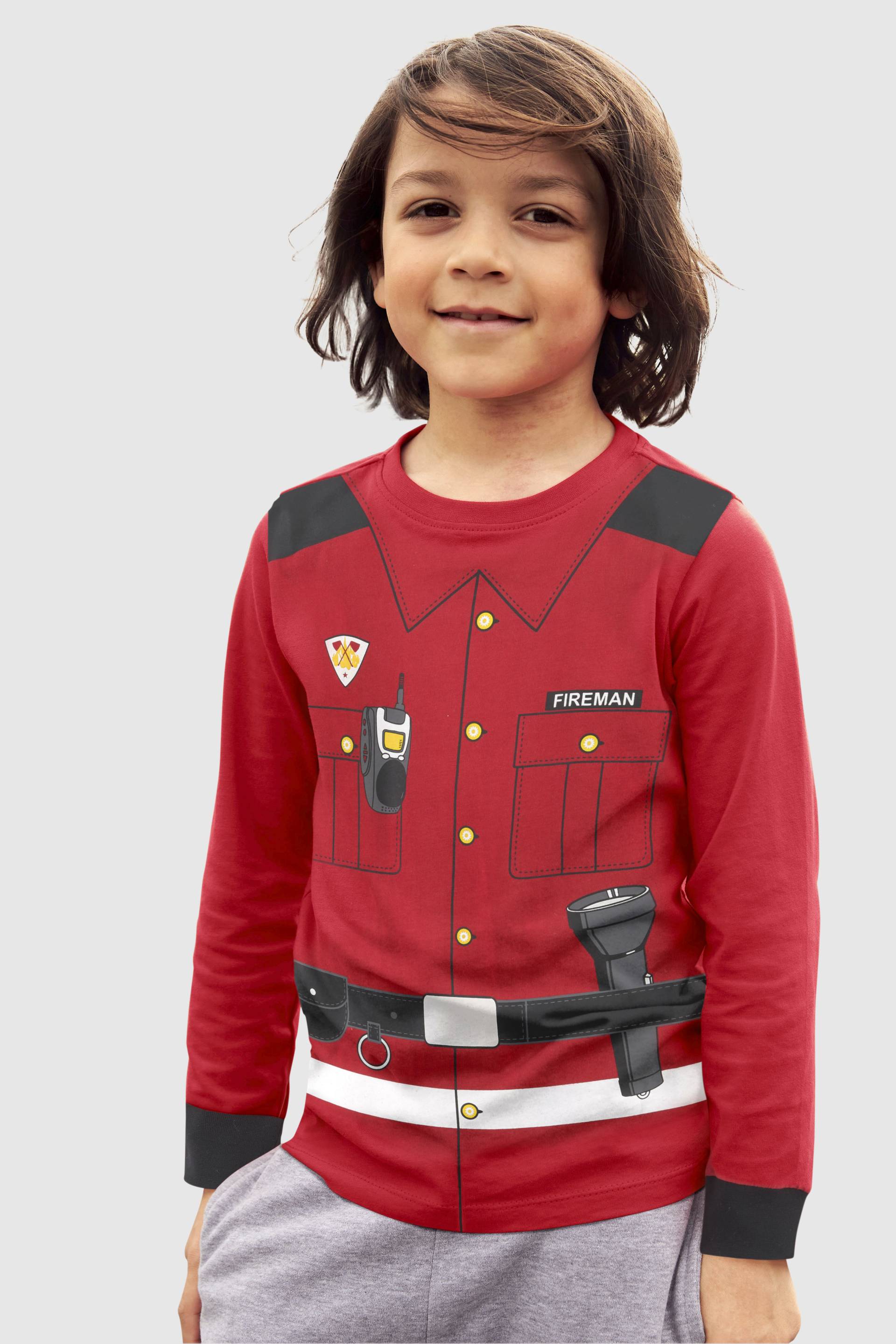 KIDSWORLD Langarmshirt »FEUERWEHR« von KIDSWORLD