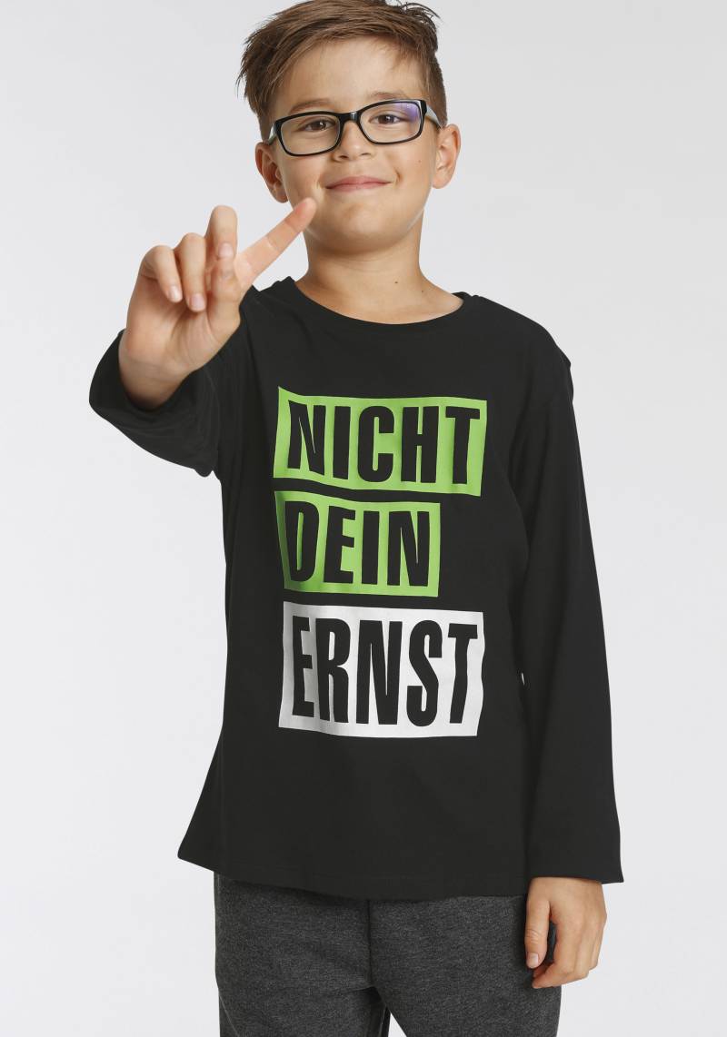 KIDSWORLD Langarmshirt »NICHT DEIN ERNST« von KIDSWORLD