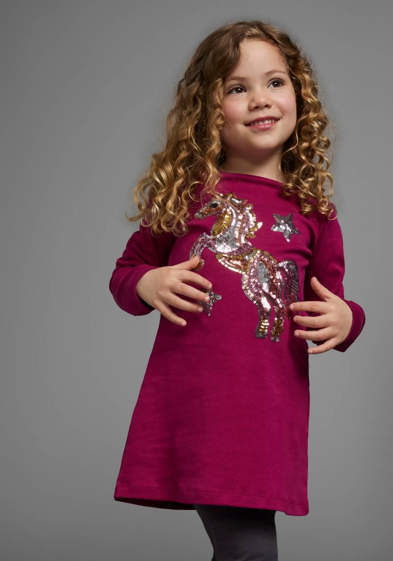 KIDSWORLD Langarmshirt »PFERD«, Langarm, ausgestellter Schnitt, bedruckt, Rundhalsausschnitt von KIDSWORLD
