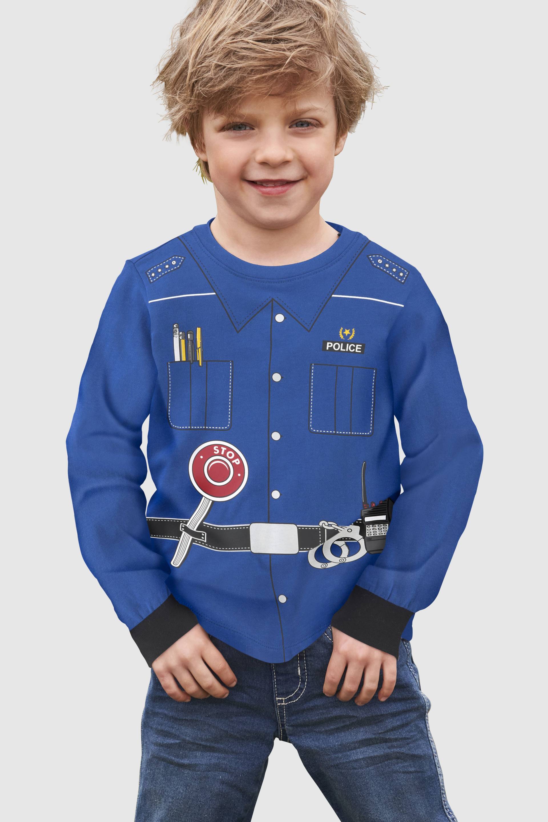 KIDSWORLD Langarmshirt »POLIZEI«, Uniform-Druck von KIDSWORLD