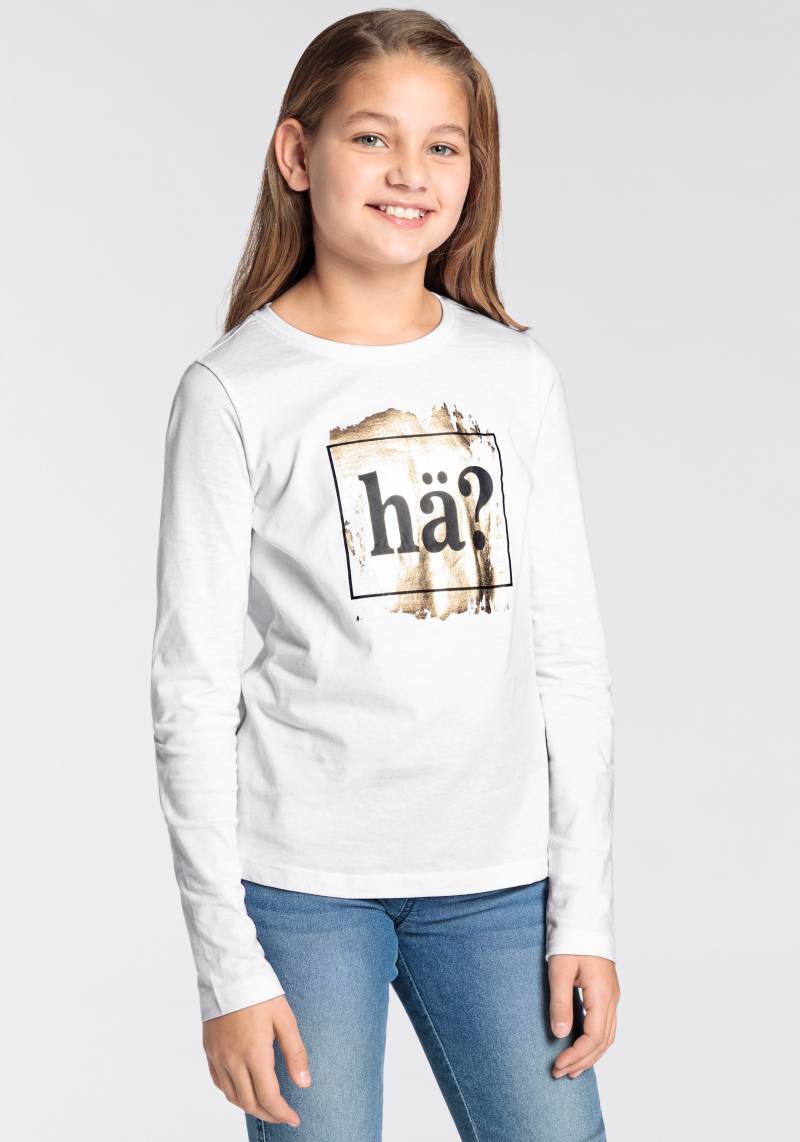 KIDSWORLD Langarmshirt »Sprücheshirt« von KIDSWORLD