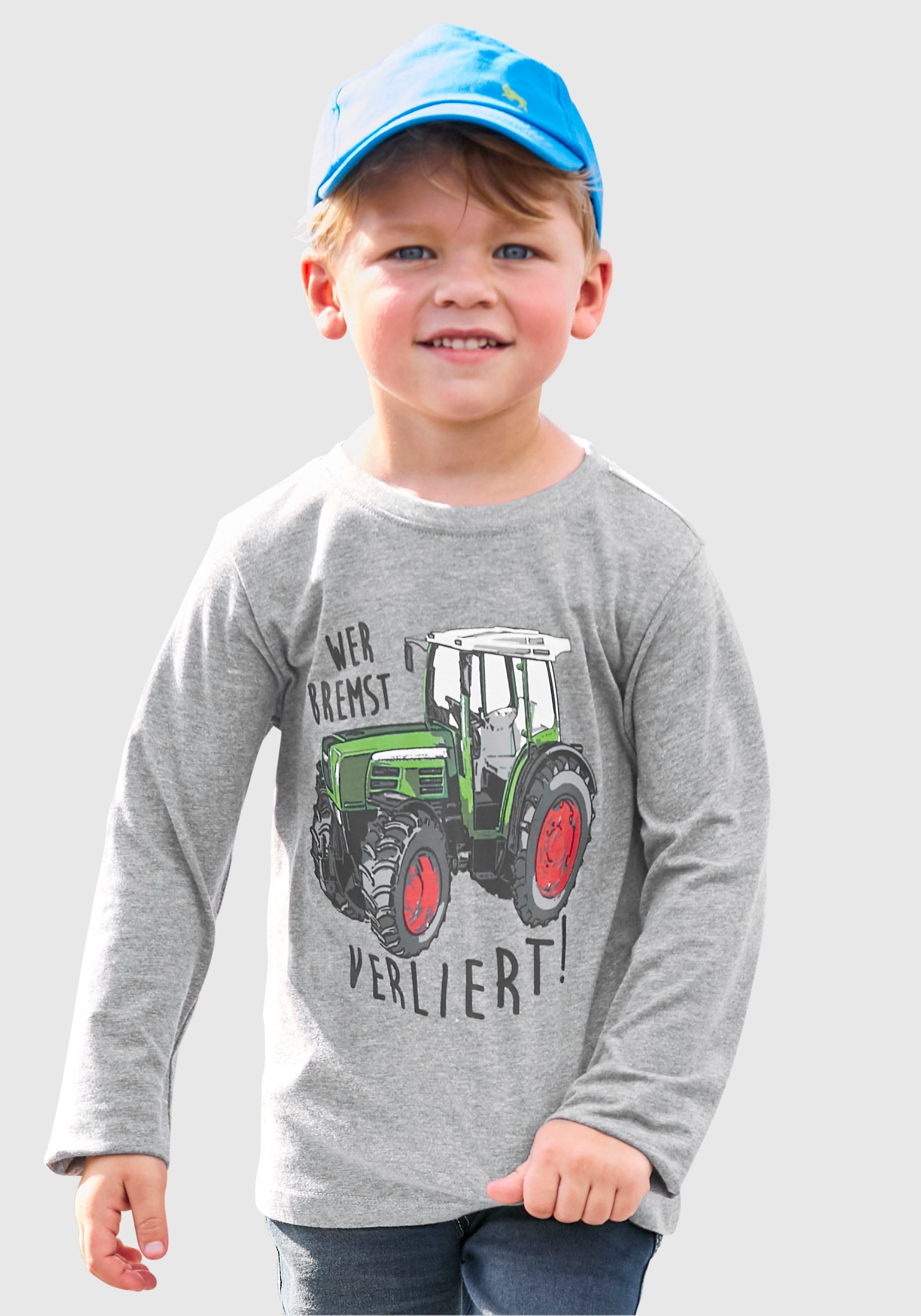 KIDSWORLD Langarmshirt »WER BREMST, VERLIERT!« von KIDSWORLD