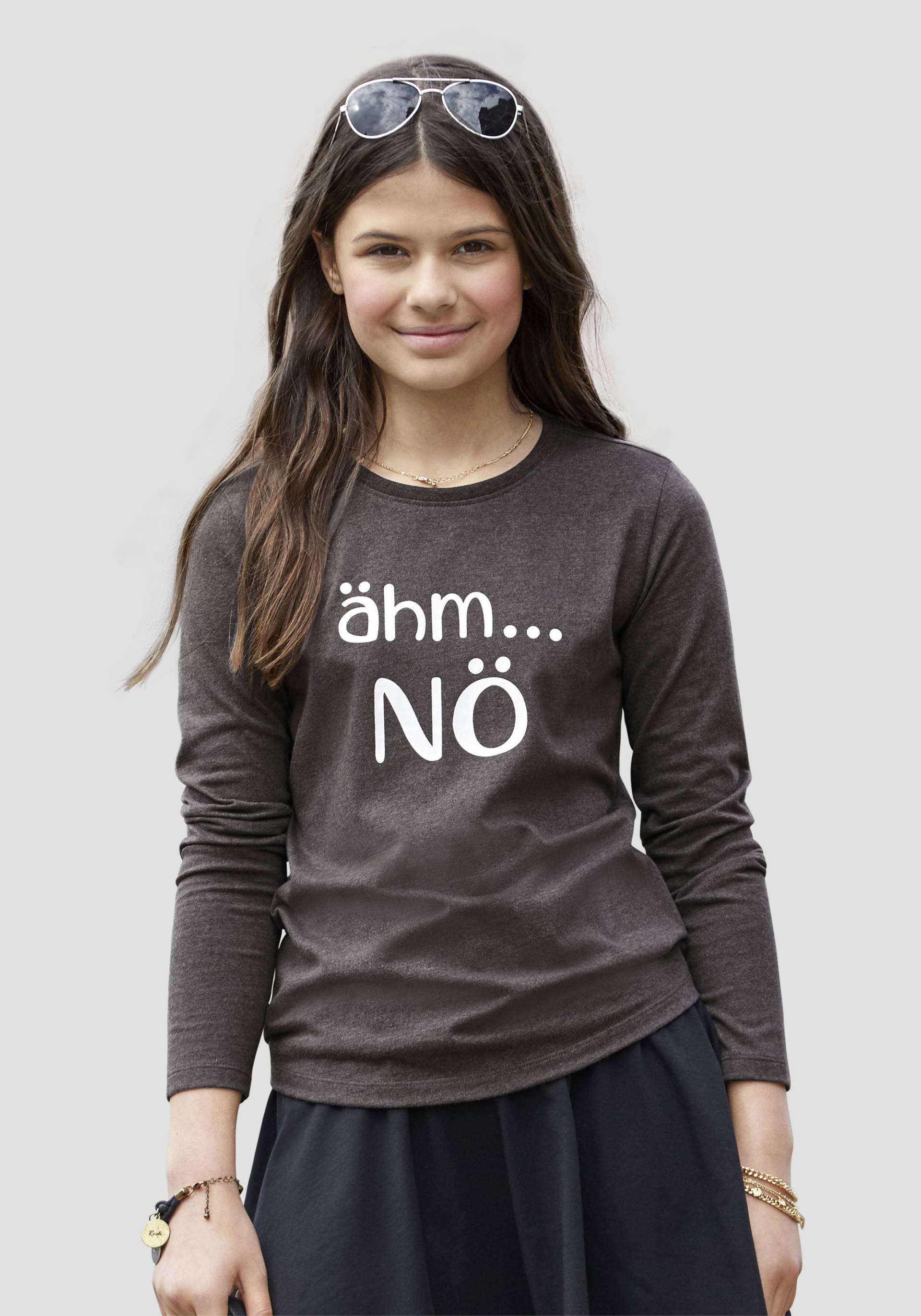 KIDSWORLD Langarmshirt »ähm ...NÖ« von KIDSWORLD