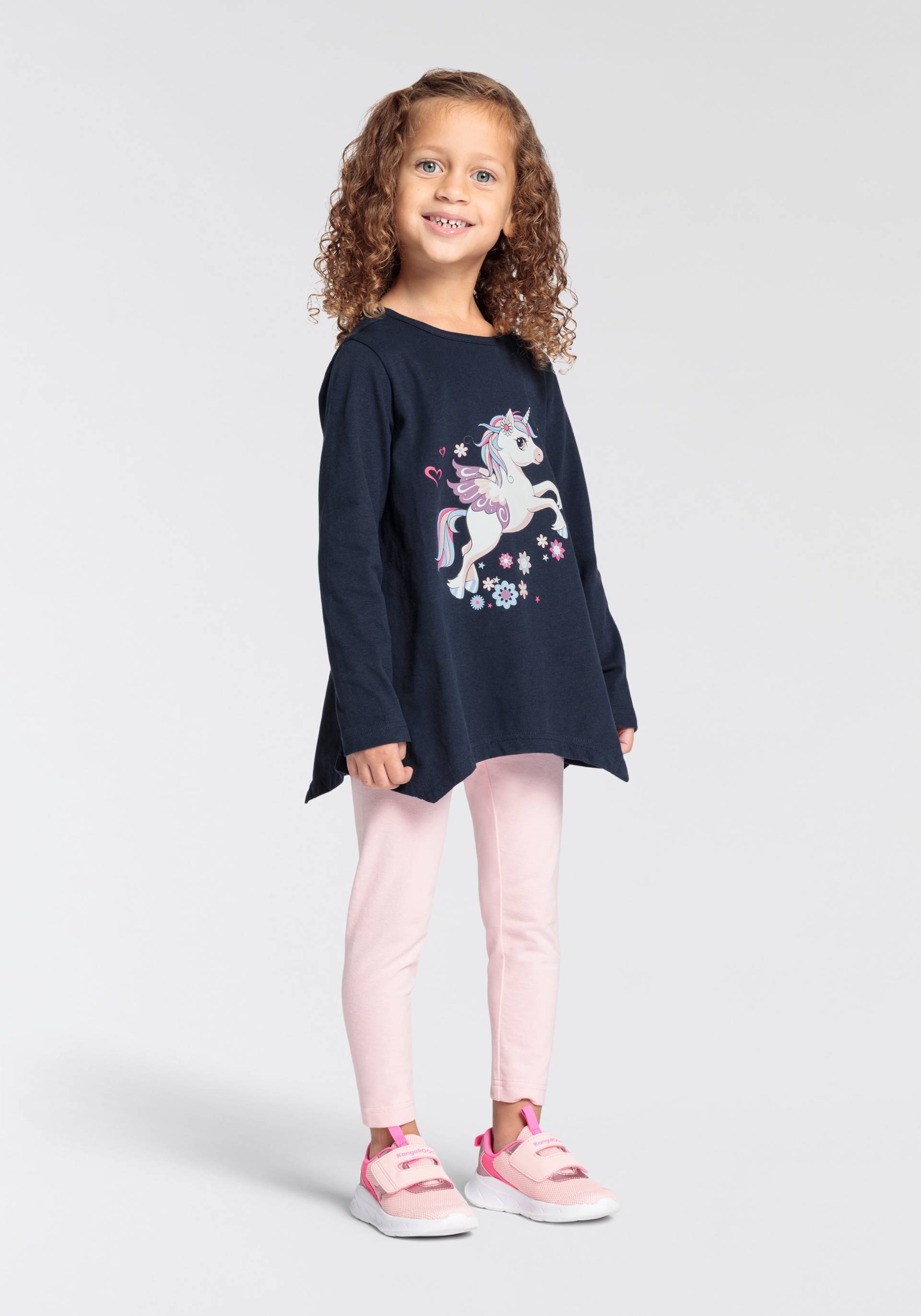 KIDSWORLD Langarmshirt & Leggings »EINHORN«, (Set, 2 tlg.) von KIDSWORLD