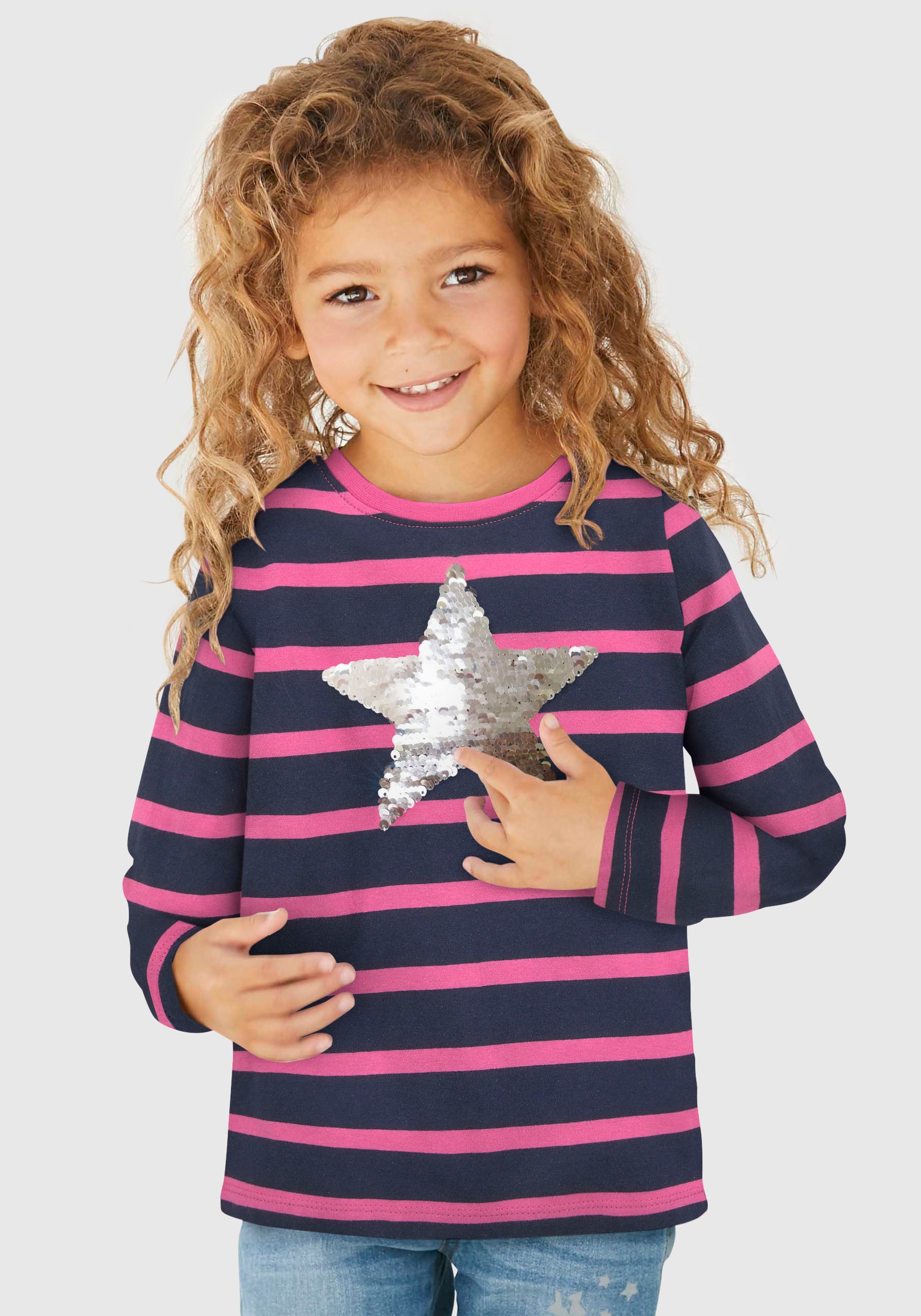 KIDSWORLD Langarmshirt »für kleine Mädchen« von KIDSWORLD