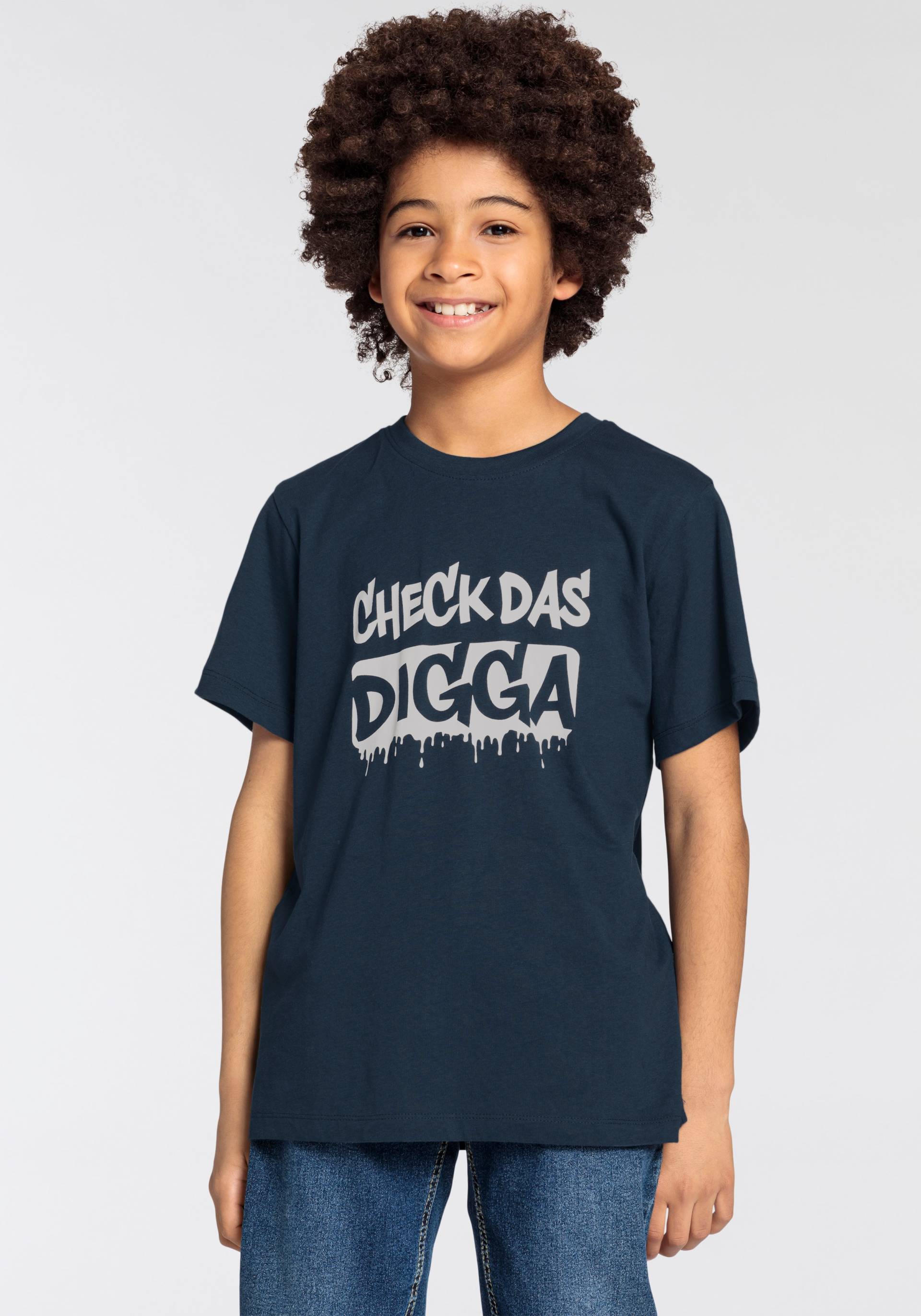 KIDSWORLD T-Shirt »CHECK DAS DIGGA« von KIDSWORLD