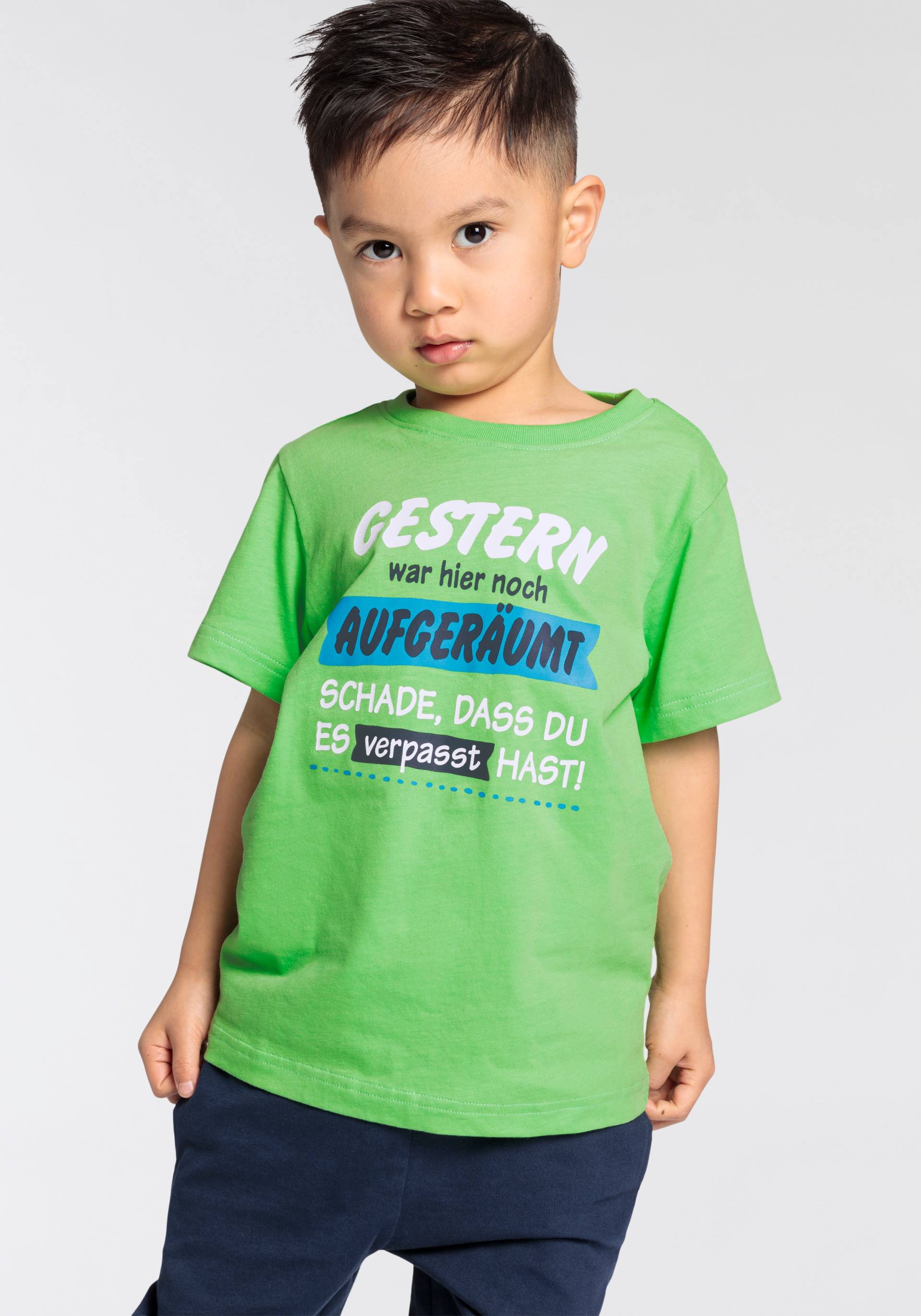 KIDSWORLD T-Shirt »GERTERN WAR HIER NOCH AUGERÄUMT...« von KIDSWORLD
