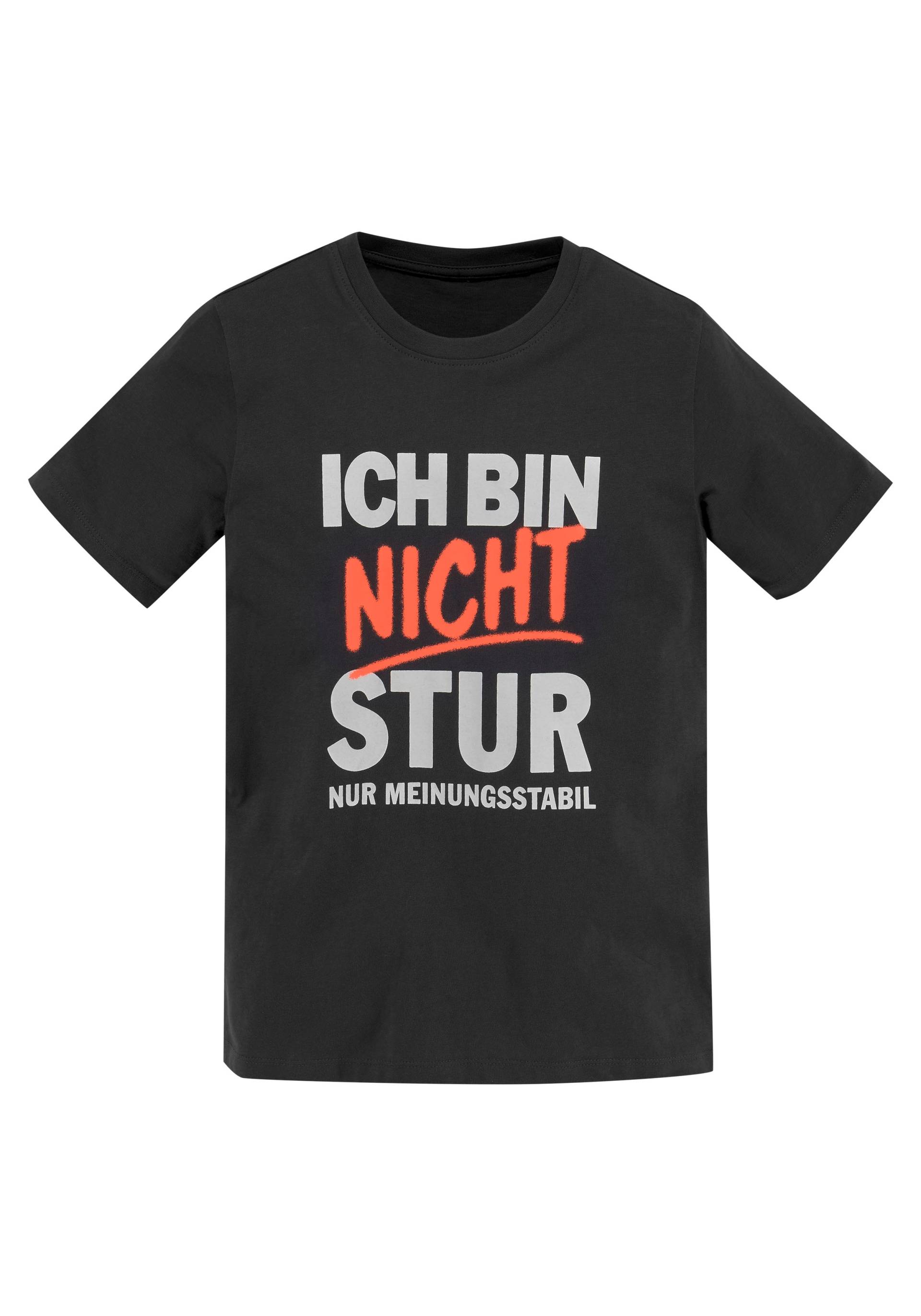 KIDSWORLD T-Shirt »ICH BIN NICHT STUR« von KIDSWORLD