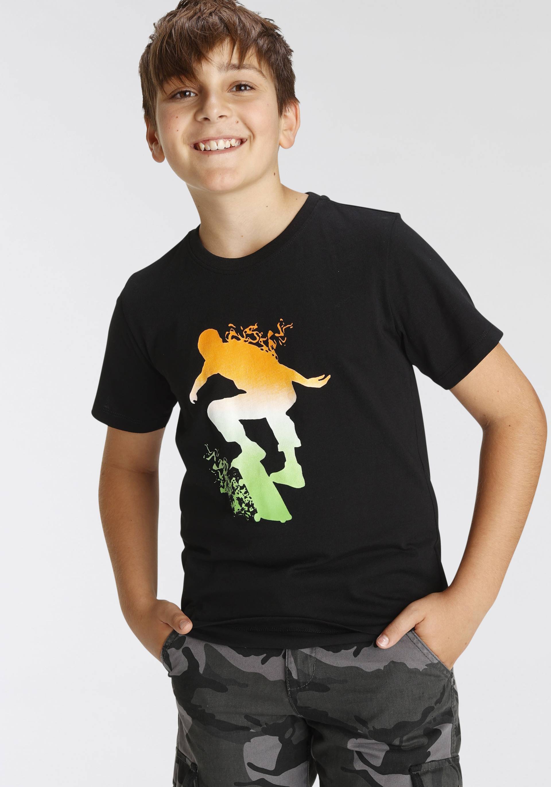 KIDSWORLD T-Shirt »Skating«, Druck von KIDSWORLD