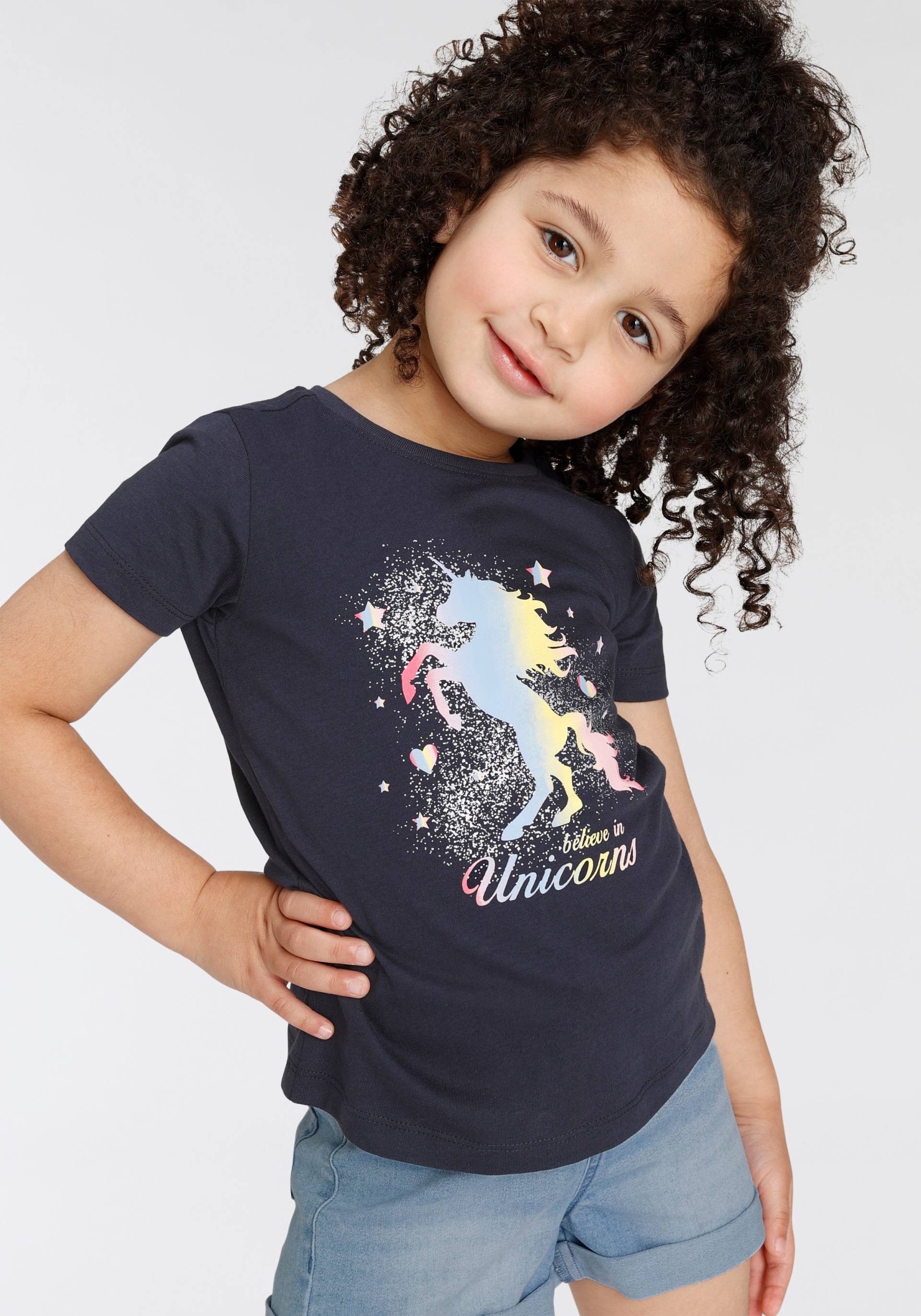 KIDSWORLD T-Shirt »believe in Unicorns« von KIDSWORLD
