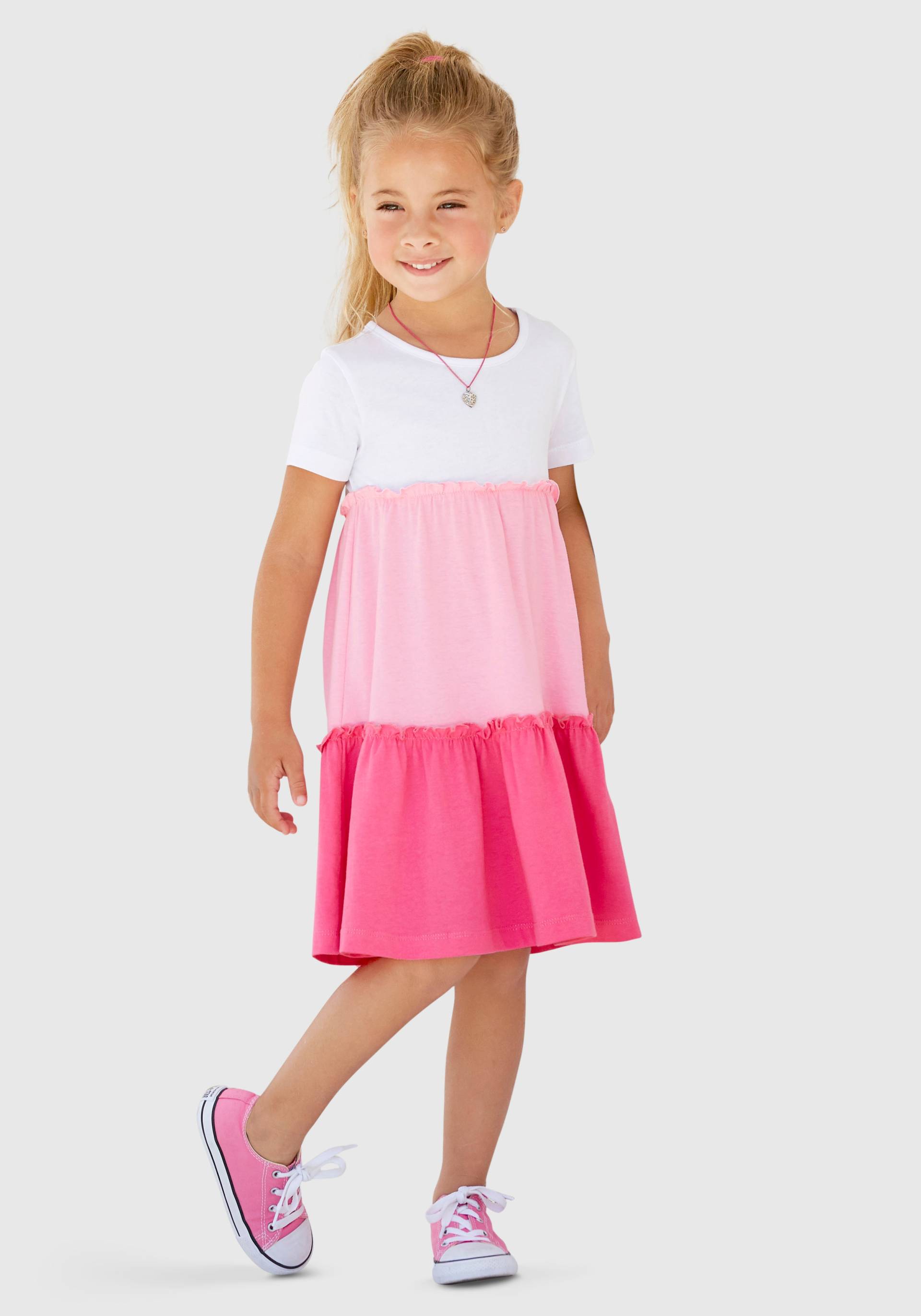 KIDSWORLD Volantkleid »für kleine Mädchen« von KIDSWORLD