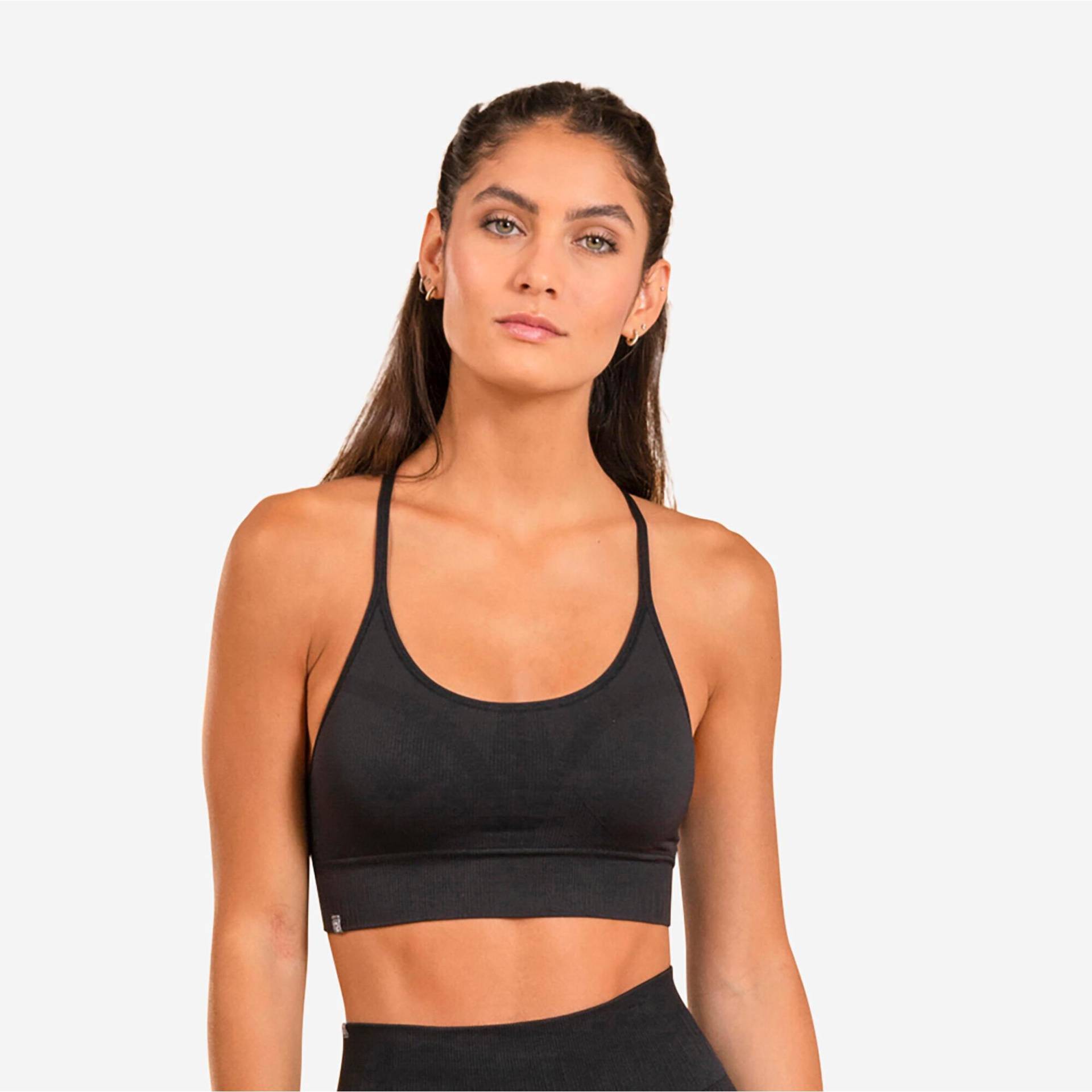 Sport-bh - Premium Seamless Damen Schwarz Leicht S von KIMJALY