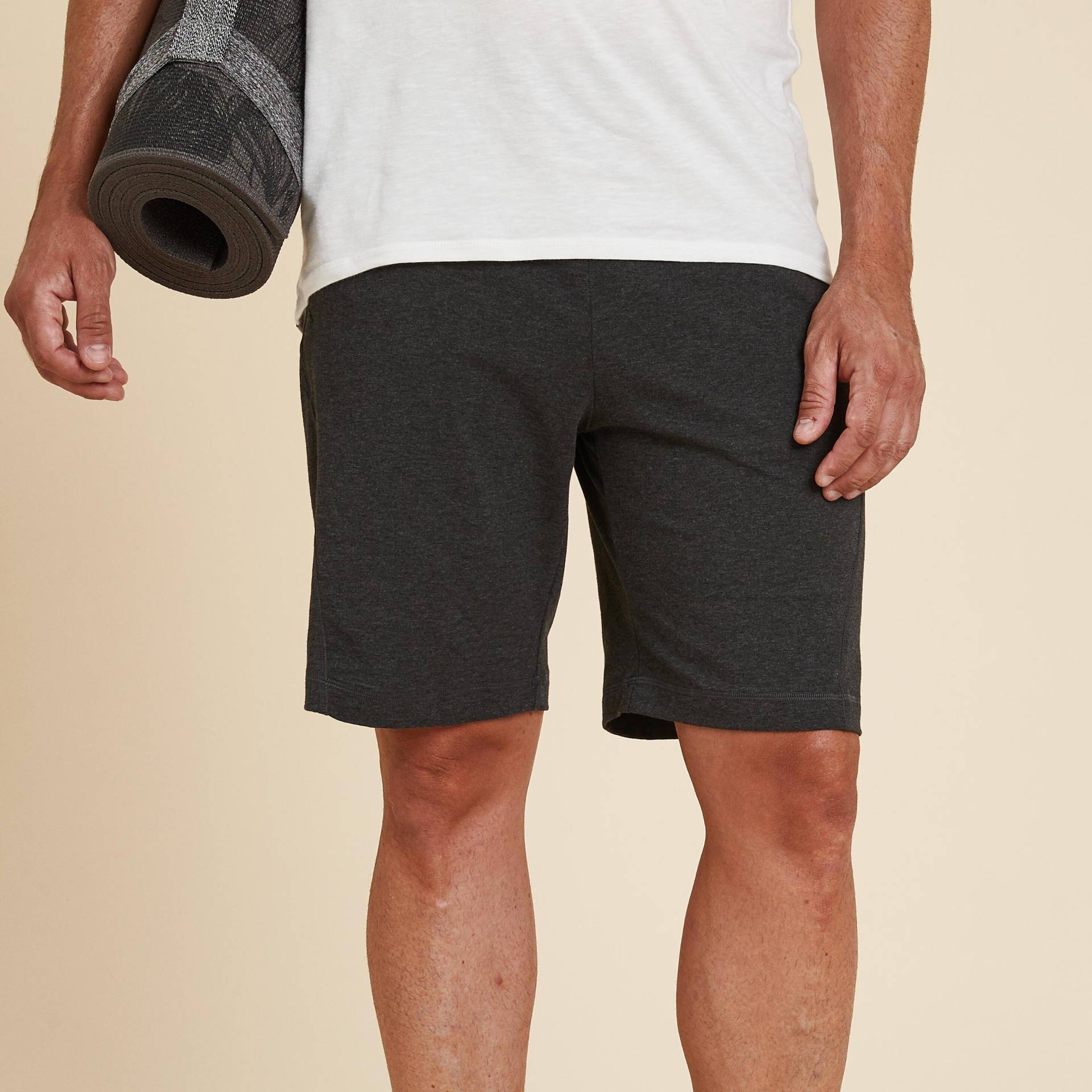 Shorts - Soft M Herren Gewittergrau L von KIMJALY