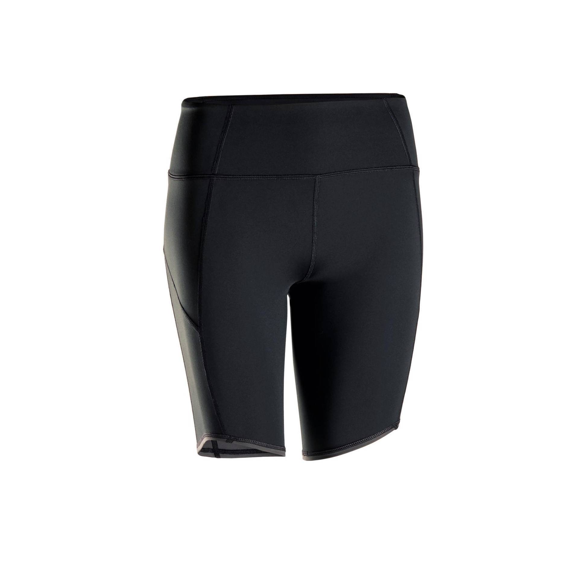 Shorts Dynamisches Yoga Damen Schwarz Damen Schwarz M von KIMJALY