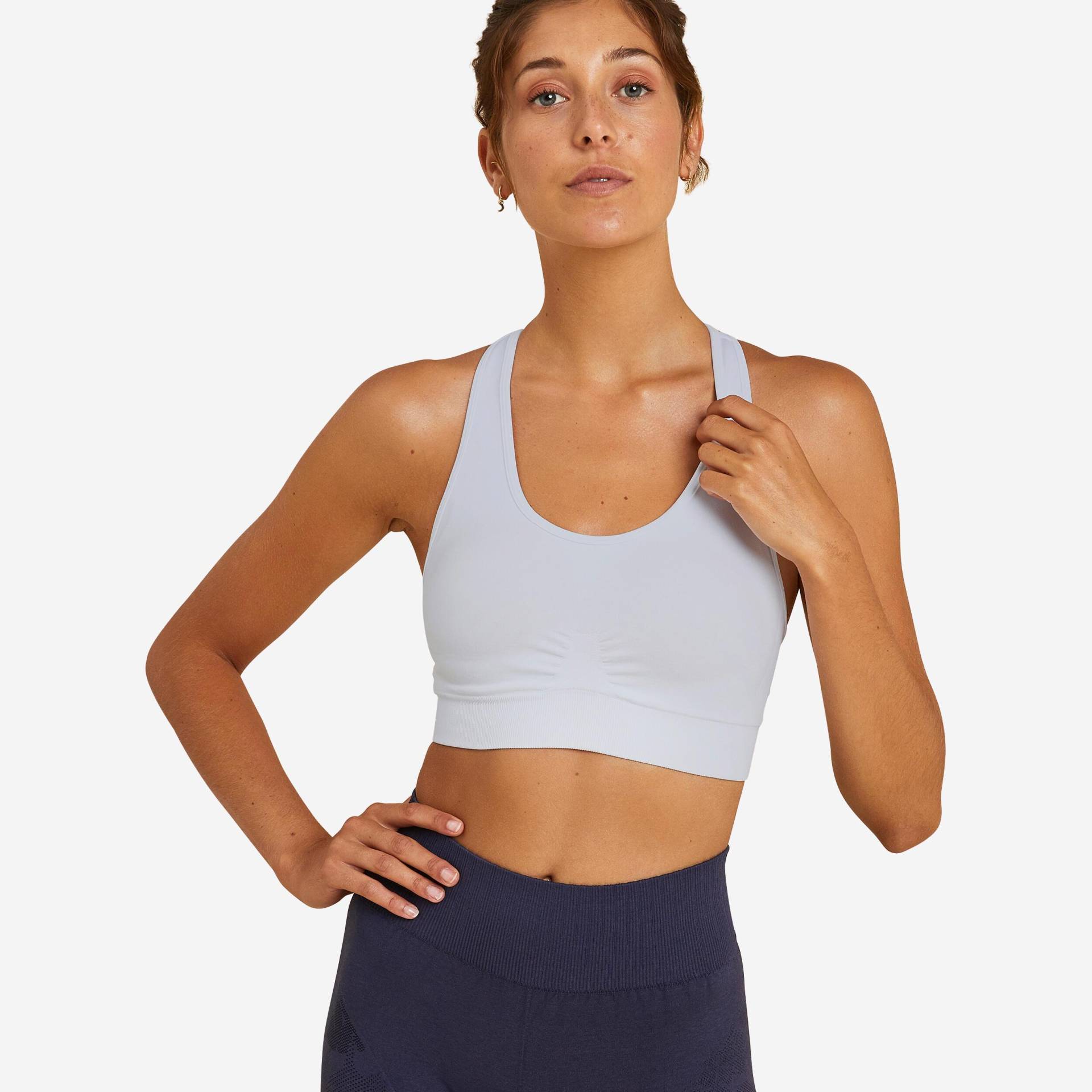 Sport-bh - Dyn Damen Blau Bedruckt XL von KIMJALY