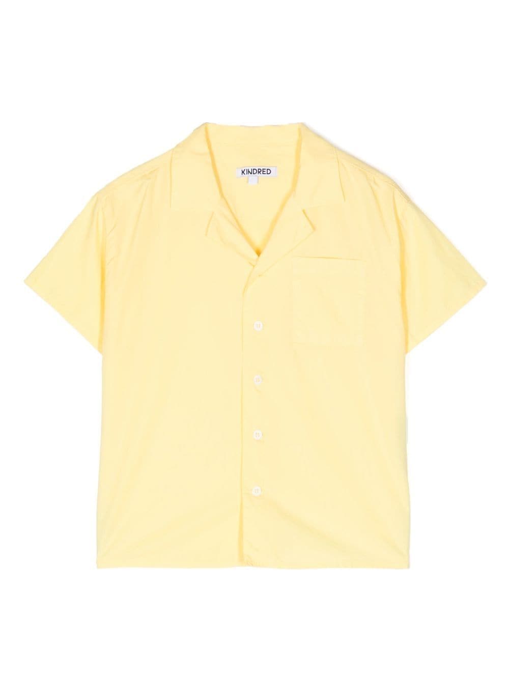 KINDRED club-collar short-sleeve shirt - Yellow von KINDRED