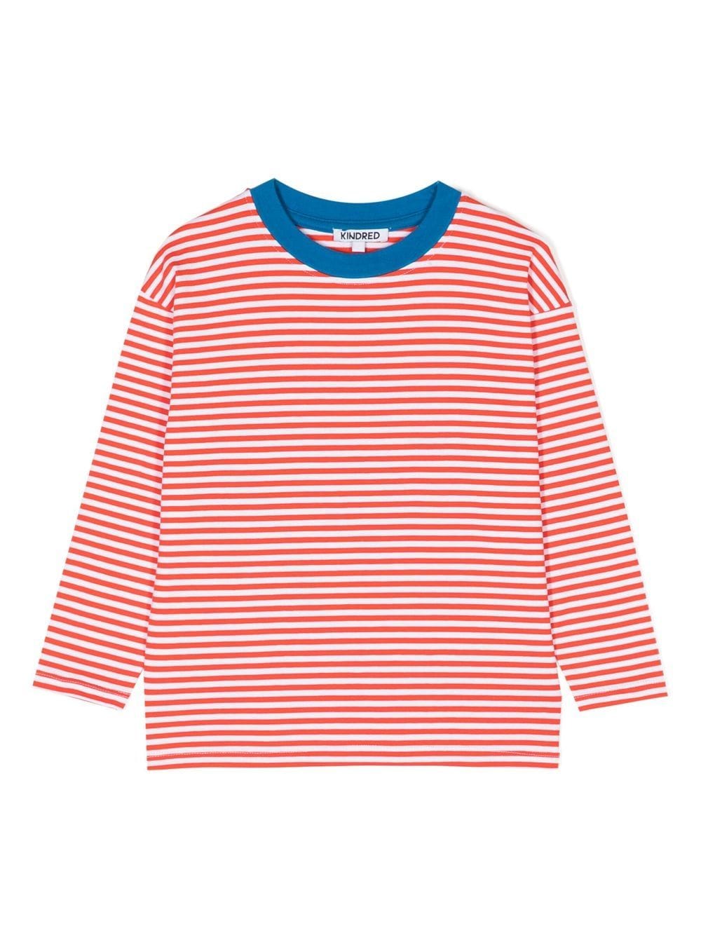 KINDRED contrast-trim striped T-shirt von KINDRED