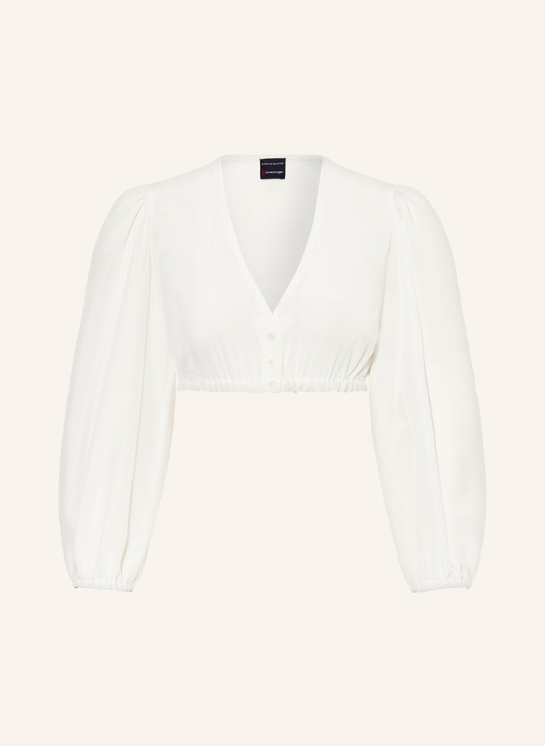 Kinga Mathe Dirndlbluse Elena Mit 3/4-Ärmel weiss Kinga Mathe Dirndlbluse Elena Mit 3/4-Ärmel weiss von KINGA MATHE