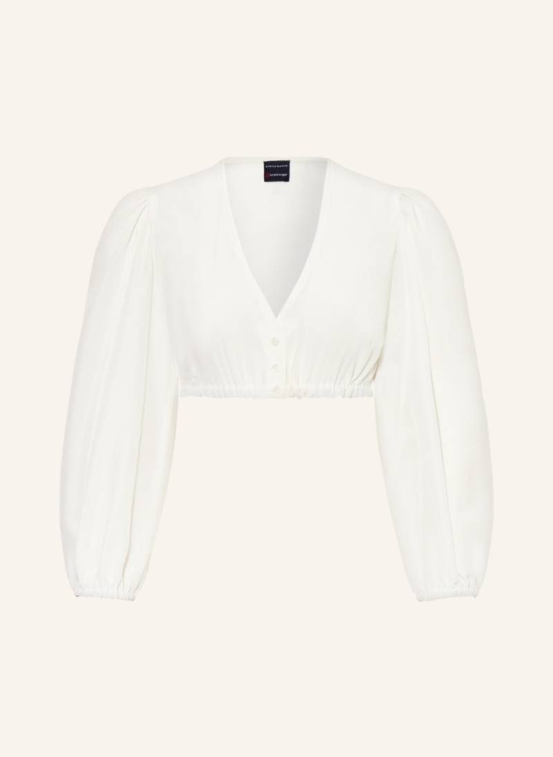 Kinga Mathe Dirndlbluse Elena Mit 3/4-Ärmel weiss von KINGA MATHE