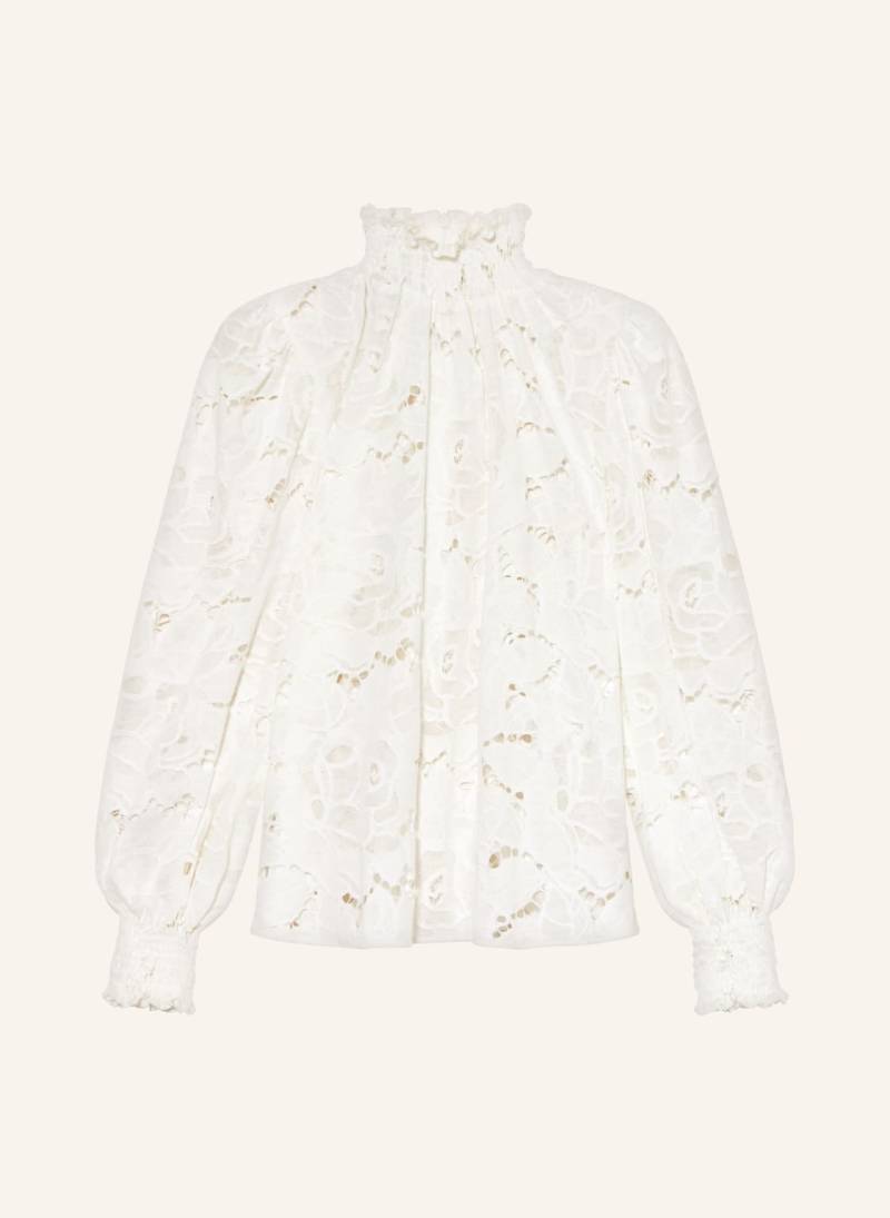 Kinga Mathe Trachtenbluse Aurelia Aus Spitze weiss von KINGA MATHE