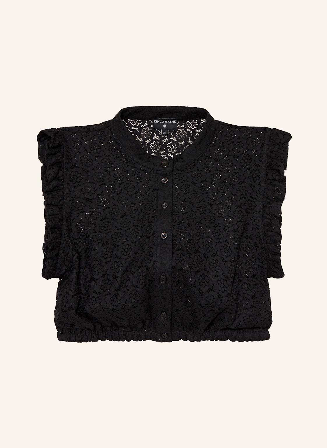 Kinga Mathe Dirndlbluse Emma Aus Spitze schwarz Kinga Mathe Dirndlbluse Emma Aus Spitze schwarz von KINGA MATHE