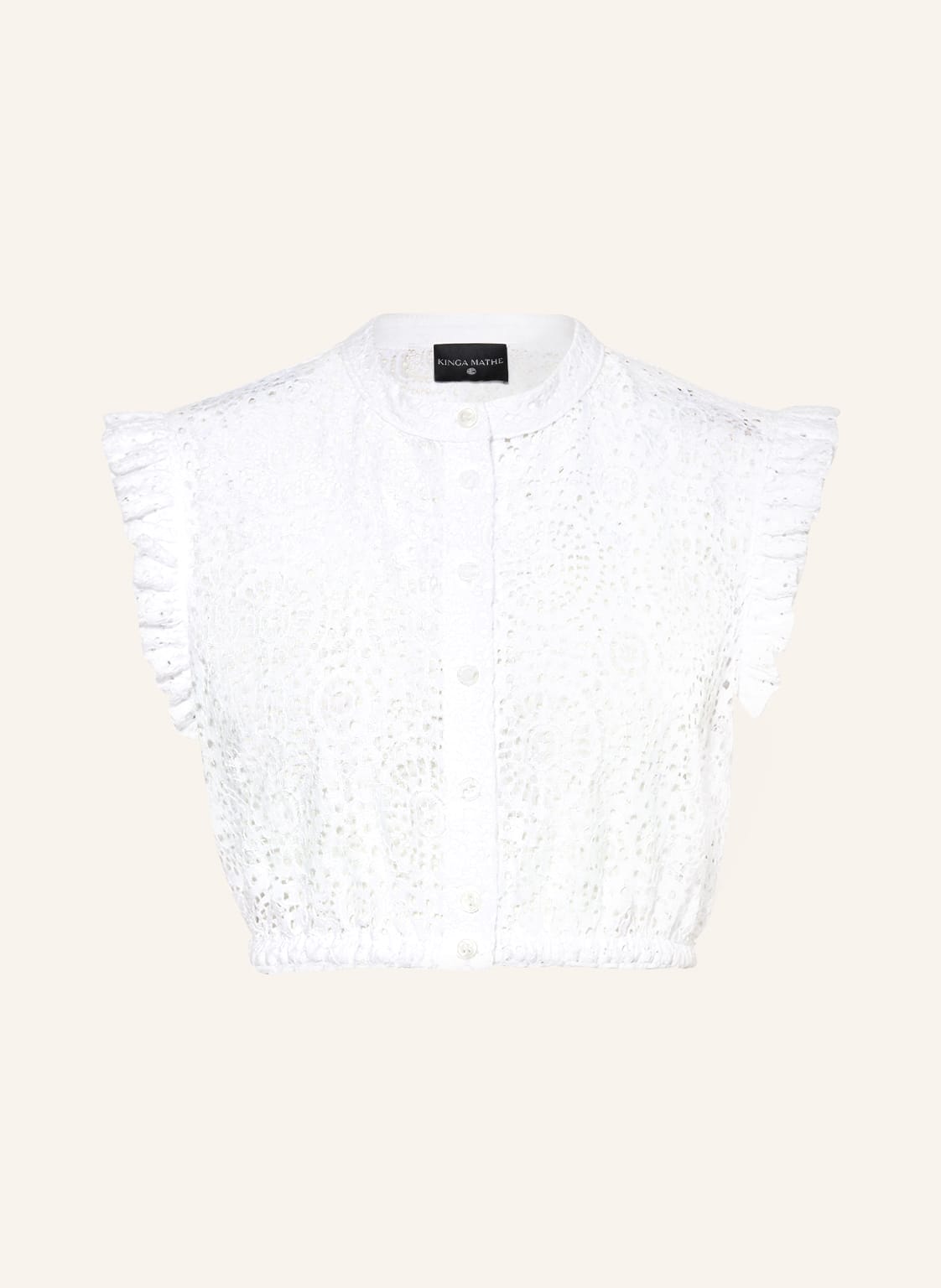 Kinga Mathe Dirndlbluse Emma Aus Spitze weiss Kinga Mathe Dirndlbluse Emma Aus Spitze weiss von KINGA MATHE