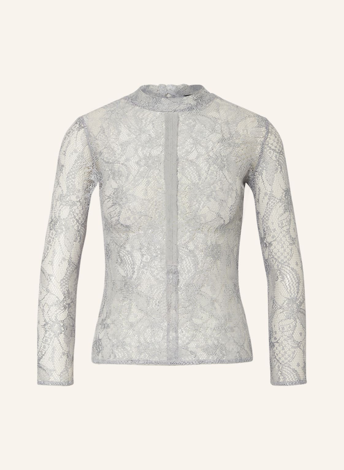 Kinga Mathe Trachtenbluse Lina Aus Spitze Mit 3/4-Arm grau von KINGA MATHE