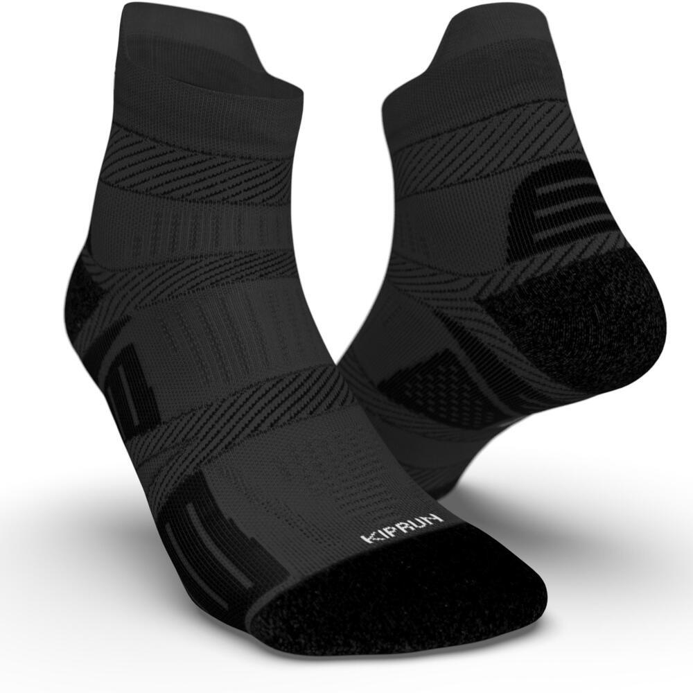 Socken - Run900 Herren Schwarz Bedruckt 37-38 von KIPRUN