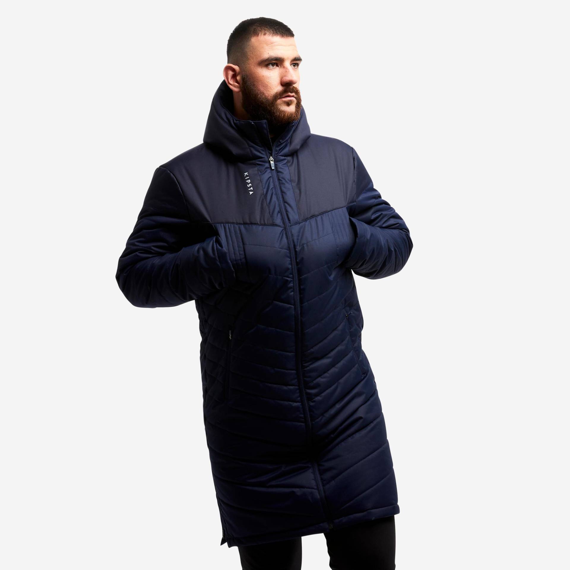 Parka - Long Herren Blau Bedruckt S von KIPSTA