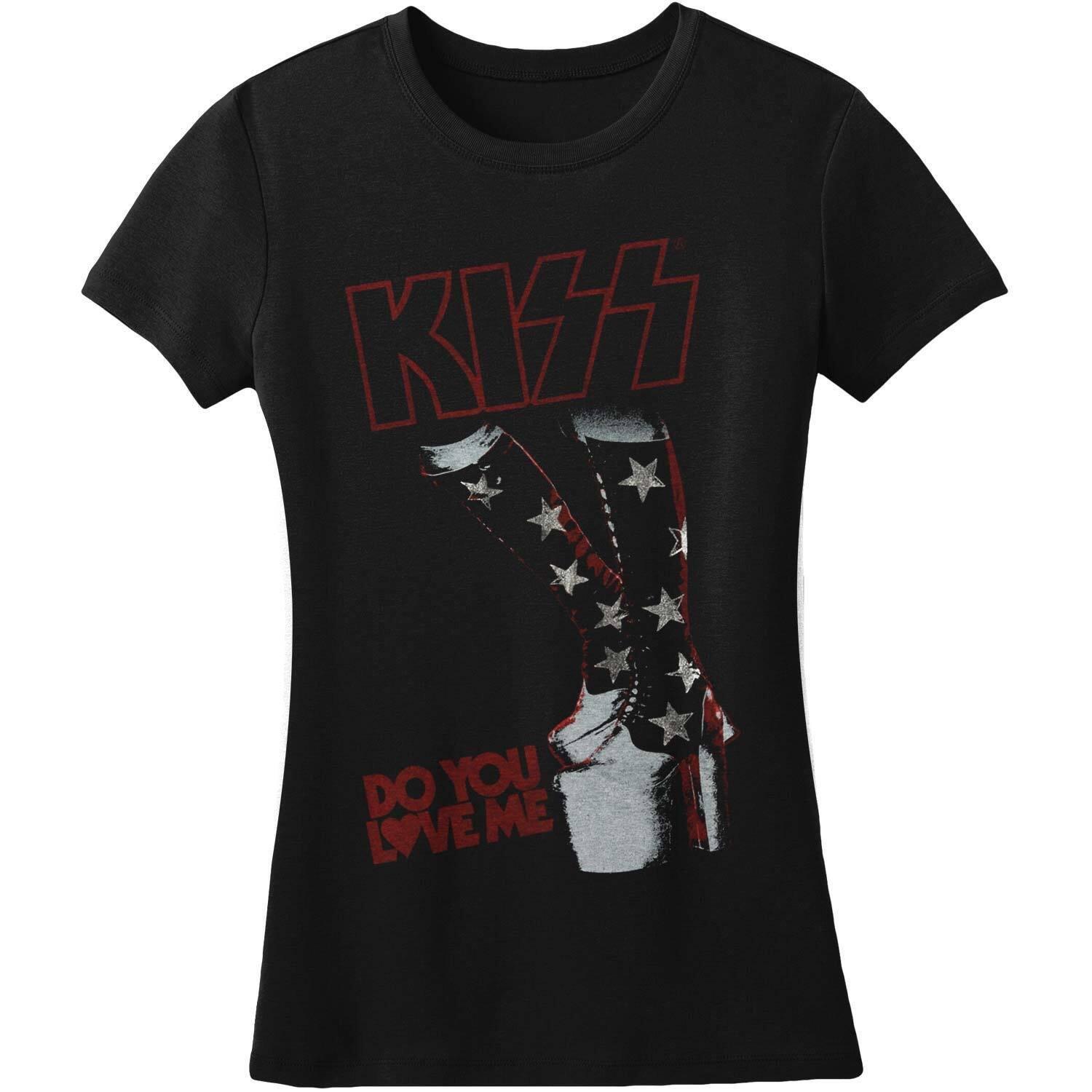 Do You Love Me Tshirt Damen Schwarz L von KISS