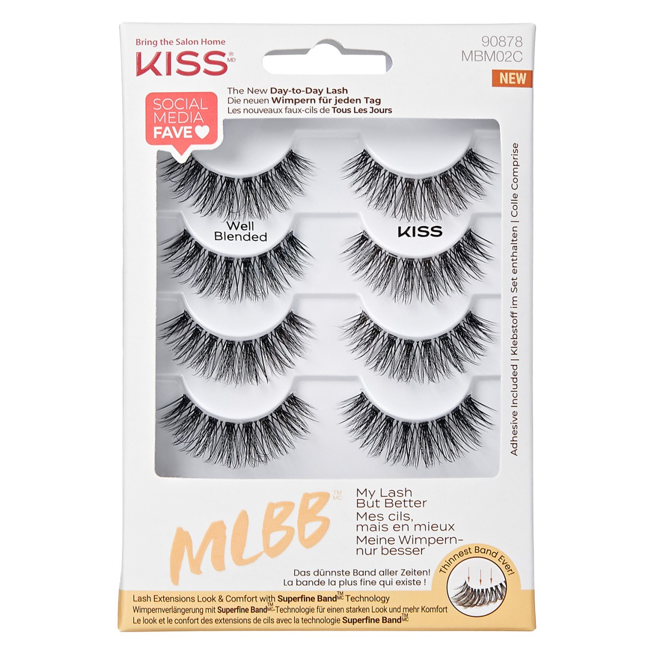 KISS Lashes - MLB Bolder Well Blended Multipack KISS Lashes - MLB Bolder Well Blended Multipack von KISS