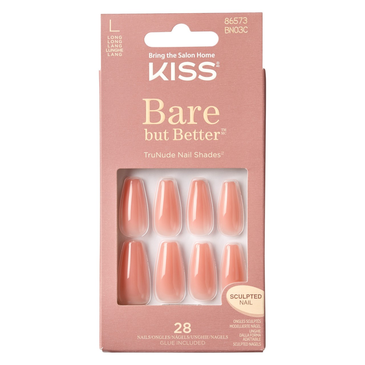 KISS Nails - Bare-But-Better Nails Nude Glow von KISS