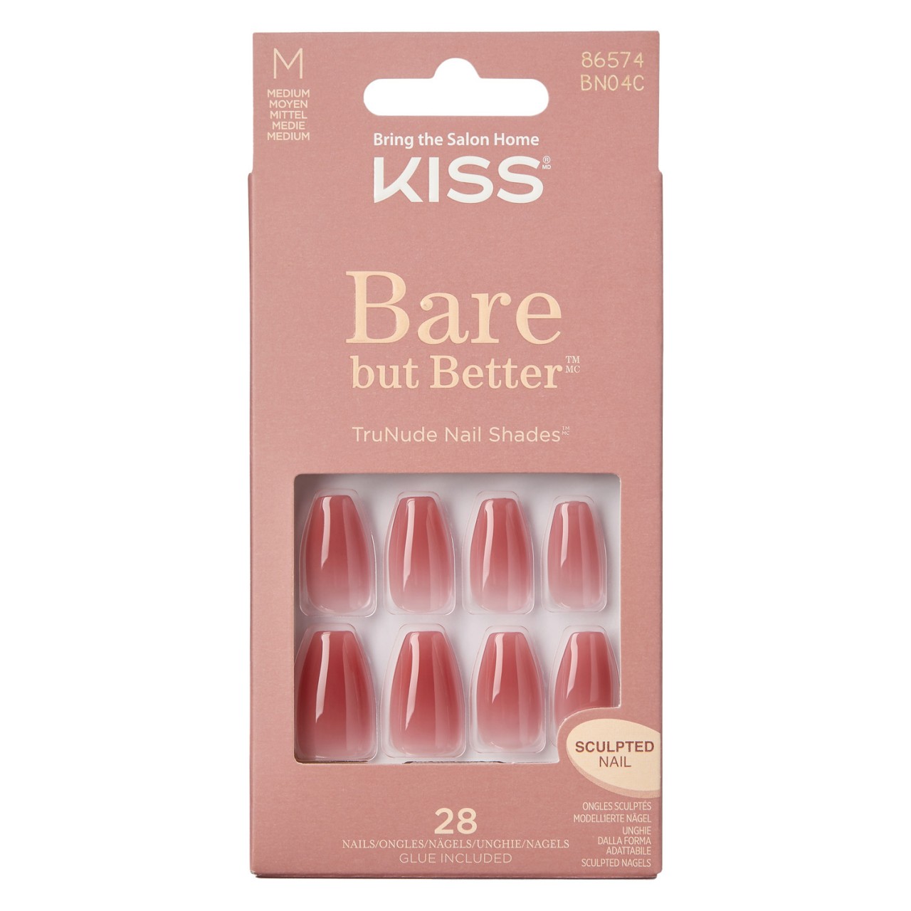 KISS Nails - Bare-But-Better Nails Nude Nude KISS Nails - Bare-But-Better Nails Nude Nude von KISS