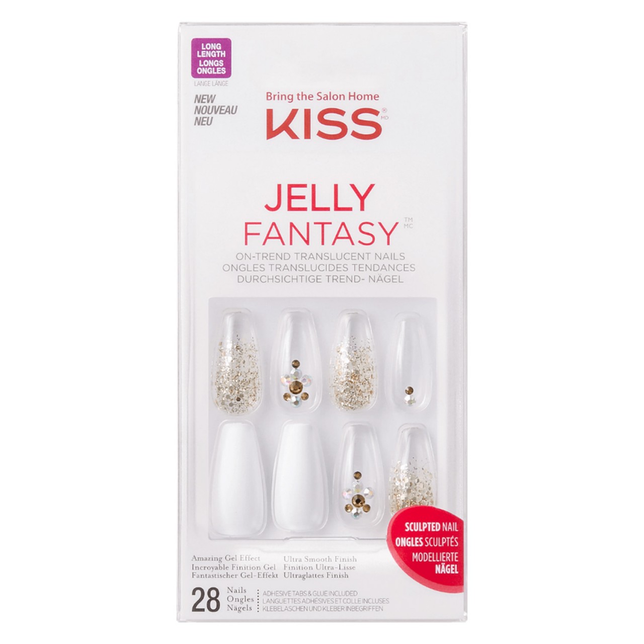KISS Nails - Jelly Fantasy Nails Jelly Pop von KISS