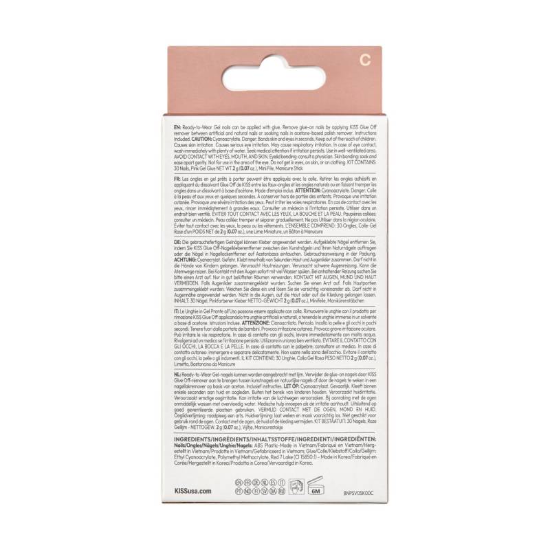 KISS Nails - Ks Bare-but-better Premium Nails - Shine von KISS