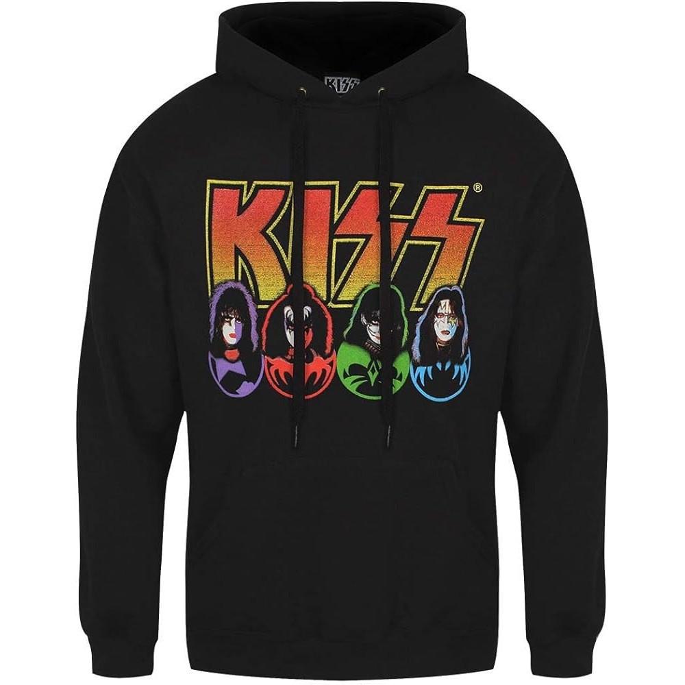 Kapuzenpullover Herren Schwarz L von KISS