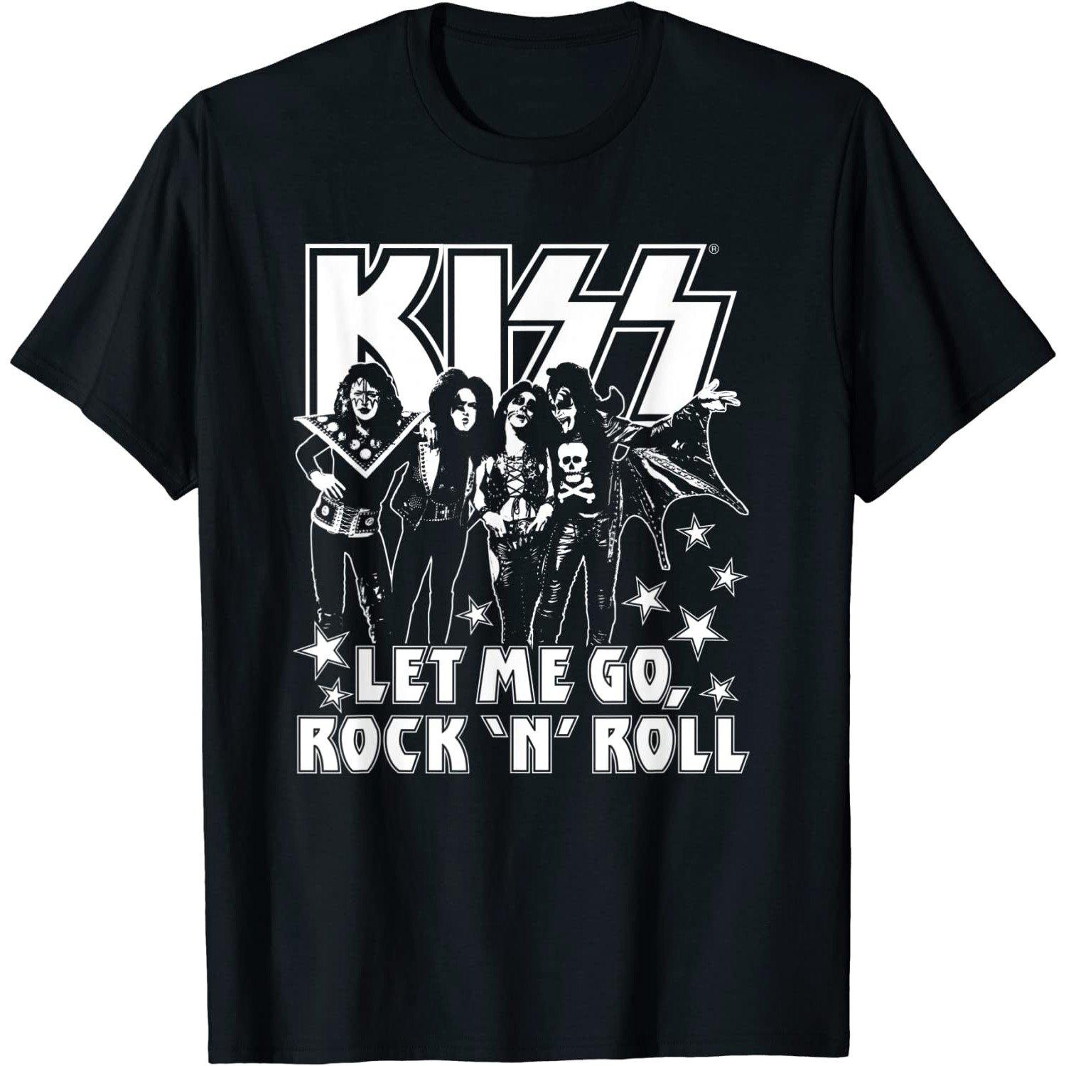 Let Me Go Tshirt Damen Schwarz XL von KISS