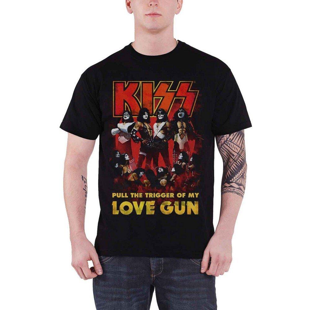 Love Gun Tshirt Damen Schwarz L von KISS