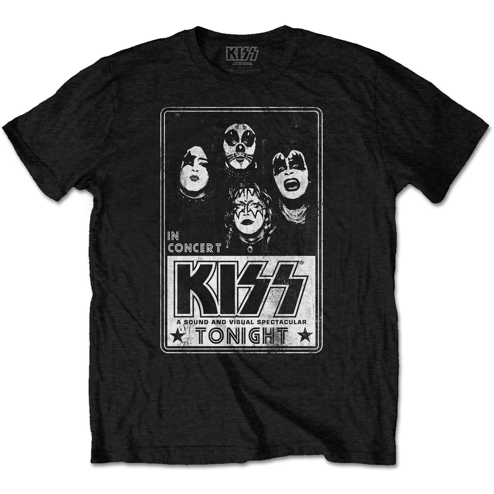 Tonight Tshirt Damen Schwarz XL von KISS