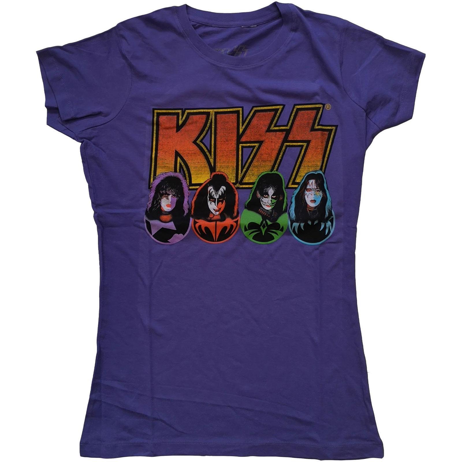 Tshirt Damen Lila L von KISS