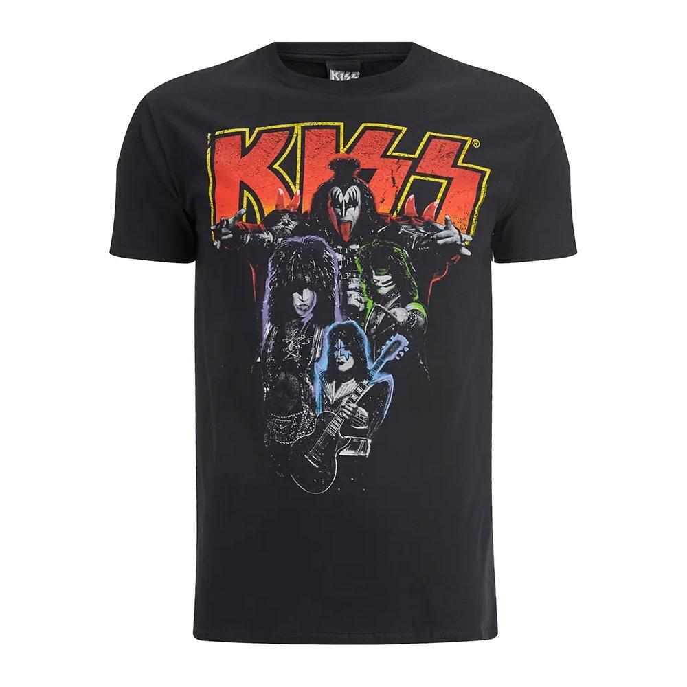 Tshirt Damen Schwarz XXL von KISS