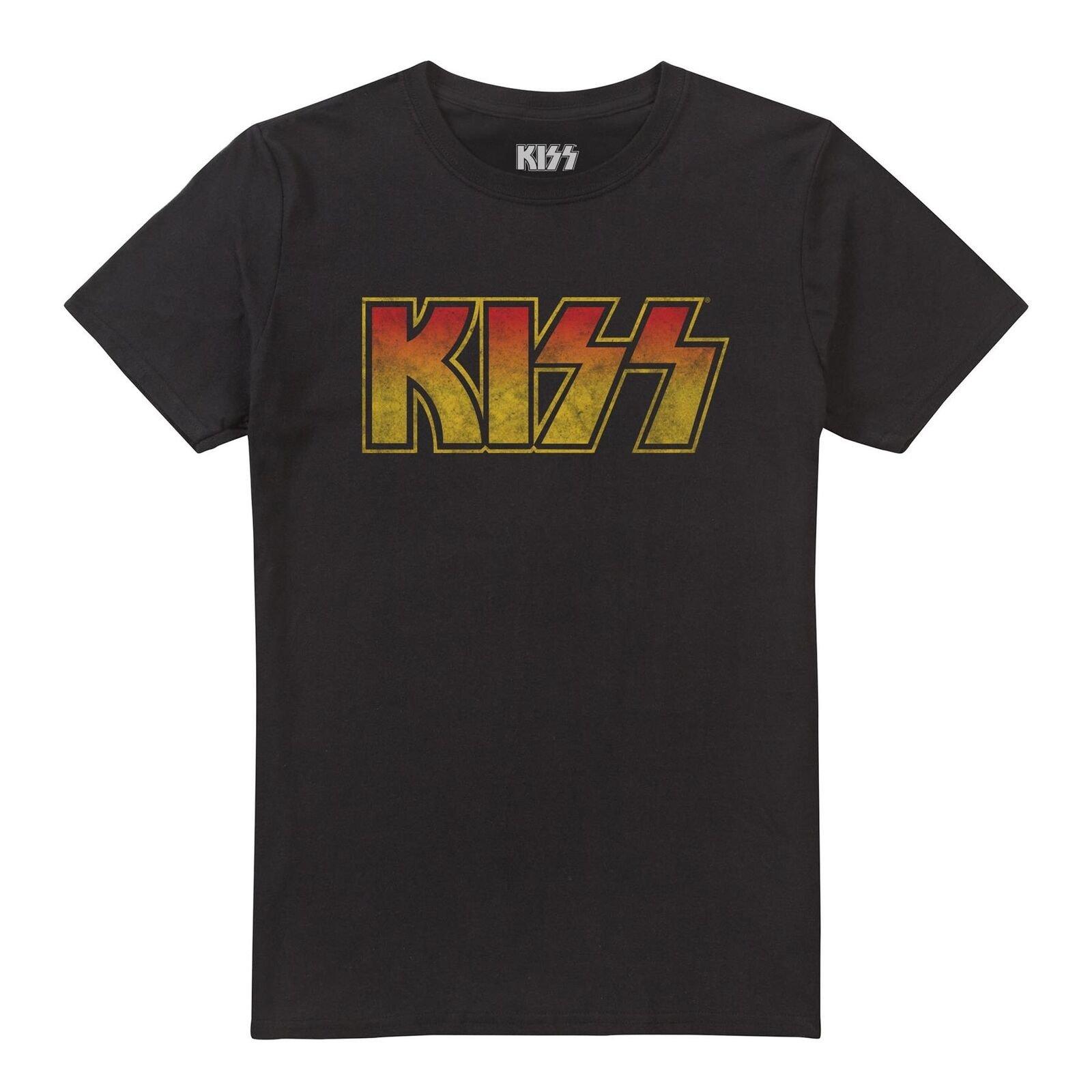 Vintage Classic Tshirt Damen Schwarz XL von KISS