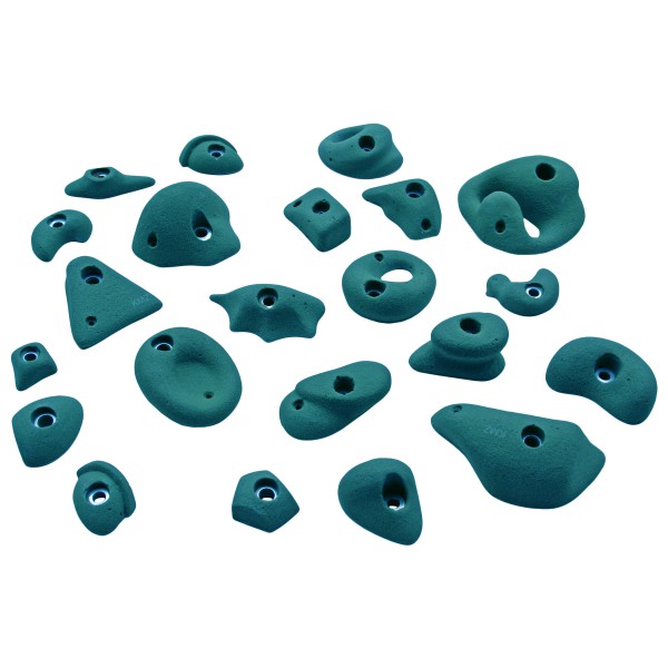 KMZ Holds - Set 1 - 22er S-XL Klettergriffset türkis KMZ Holds - Set 1 - 22er S-XL Klettergriffset türkis von KMZ Holds